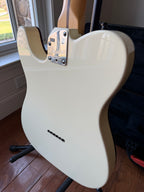 2013 Fender American Deluxe Telecaster Thinline - Olympic White - Image 12