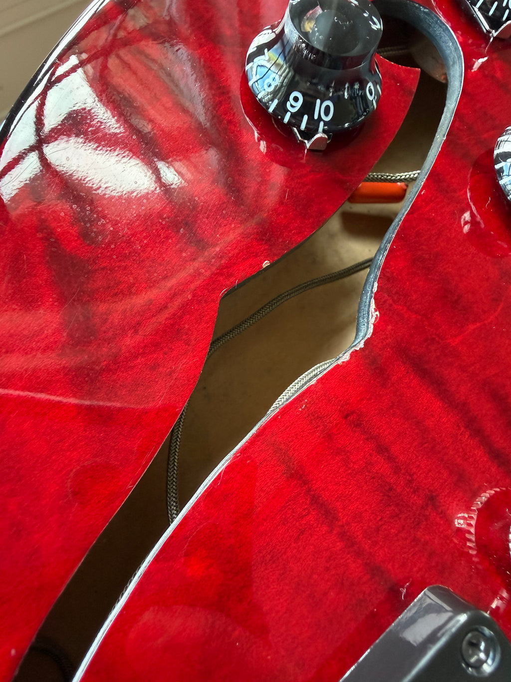 2016 Gibson ES Les Paul - Wine Red - Image 16