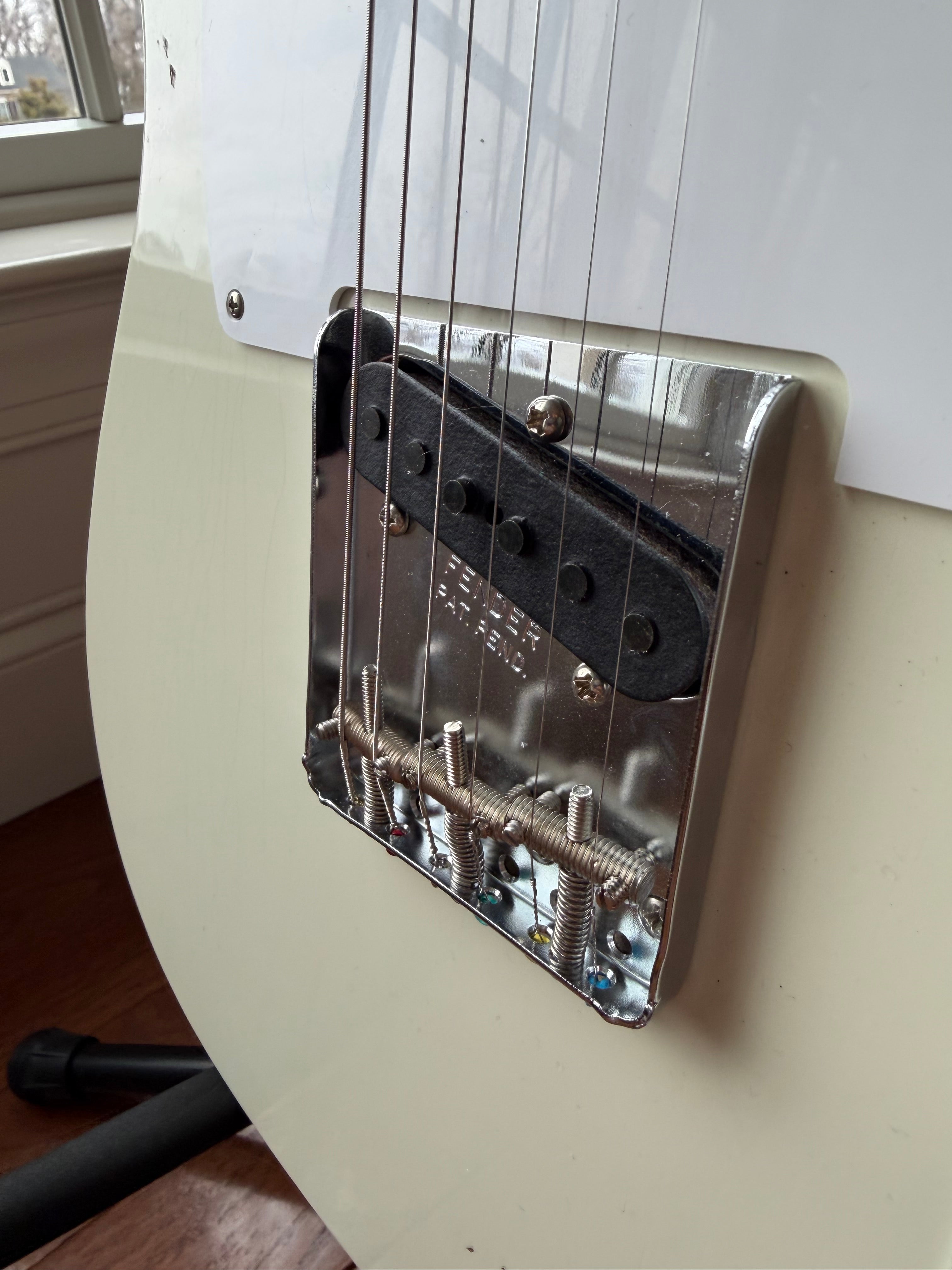 2025 Fender Custom Shop Telecaster Jimmy Page Signature Journeyman Relic - White - Image 5