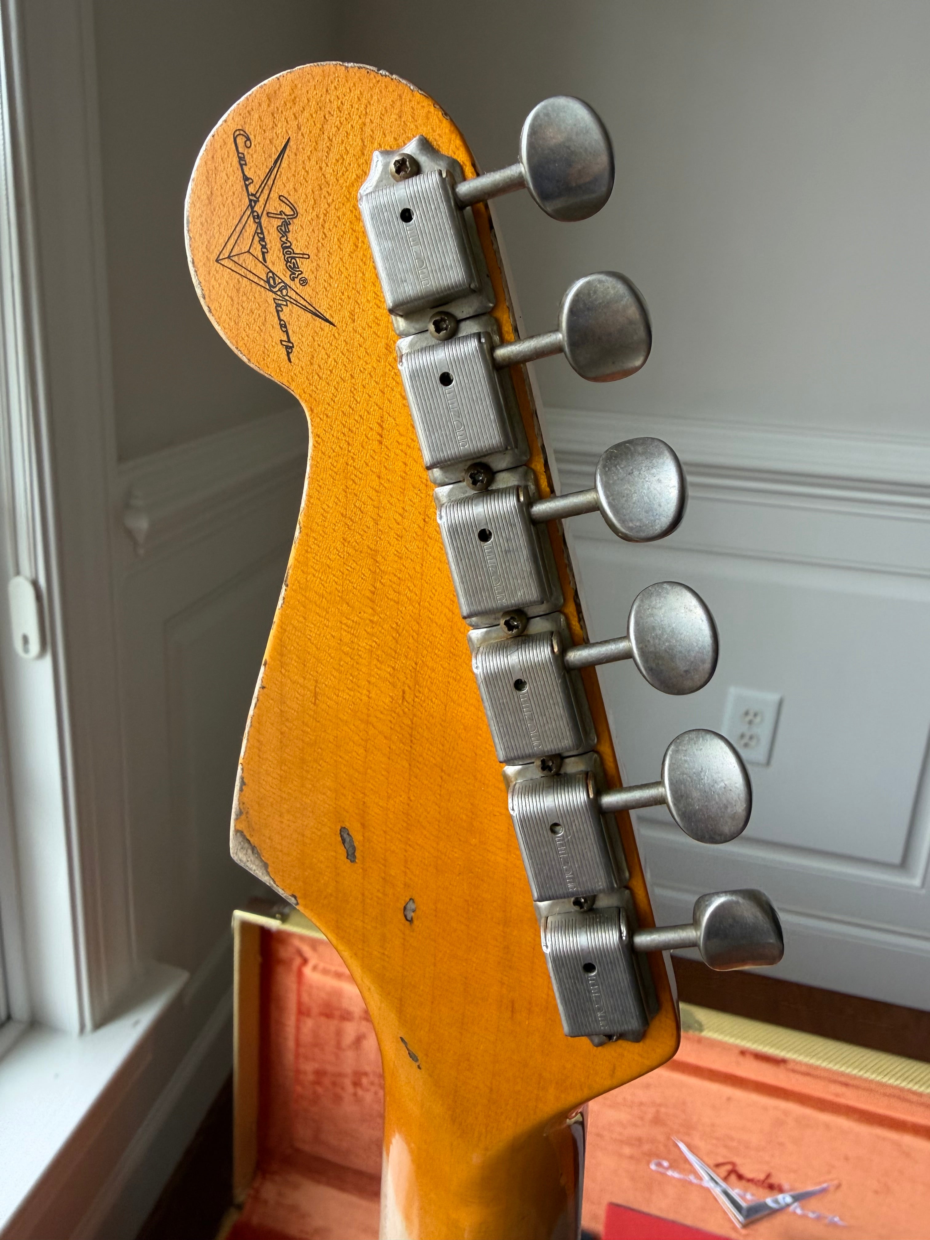 2026 Fender Custom Shop '57 Stratocaster SR25 Heavy Relic - Aged Violin Burst - Image 8
