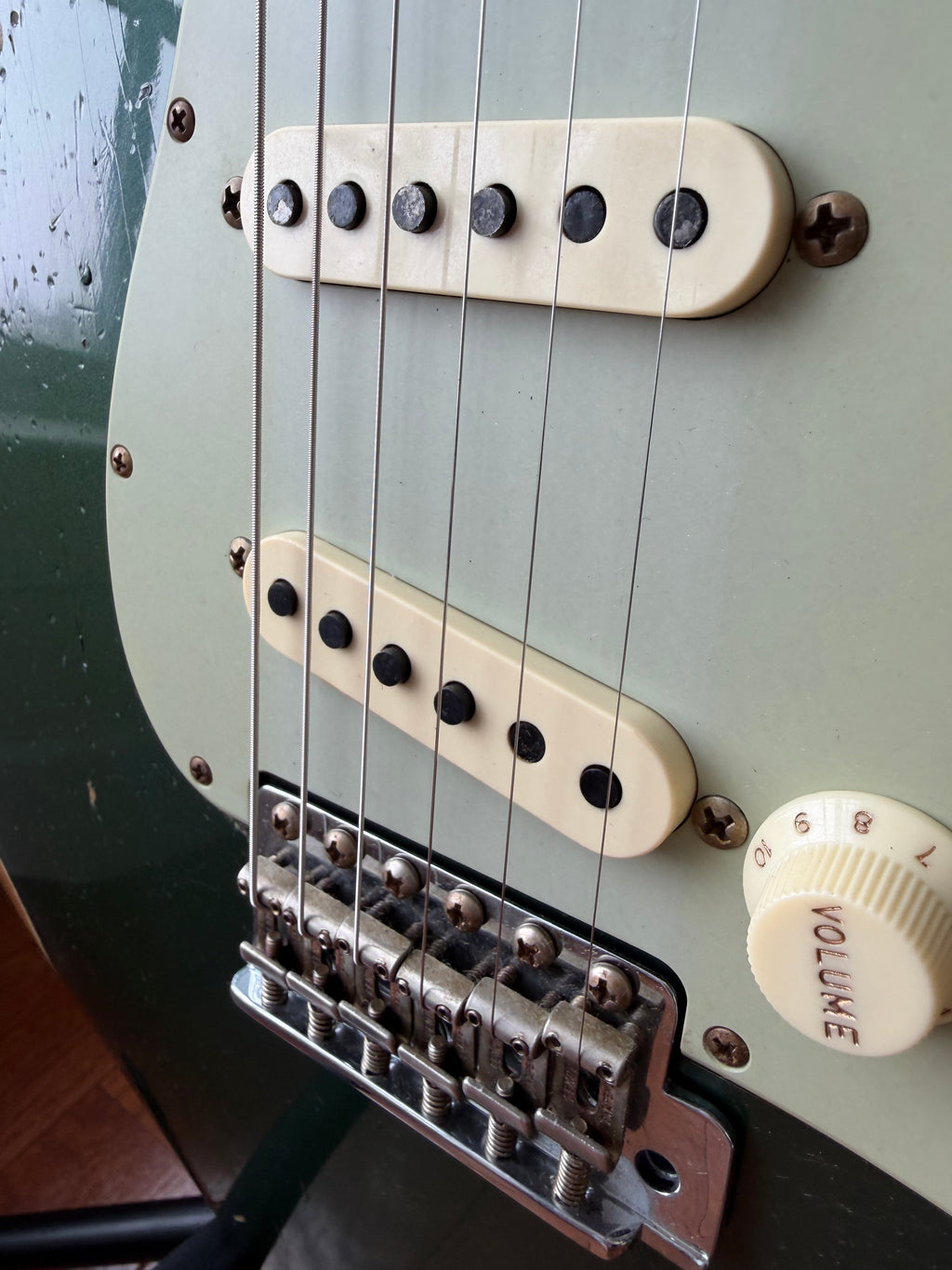 2026 Fender Custom Shop '64 Stratocaster L-Series Heavy Relic - Aged Sherwood Metallic Green - Image 5
