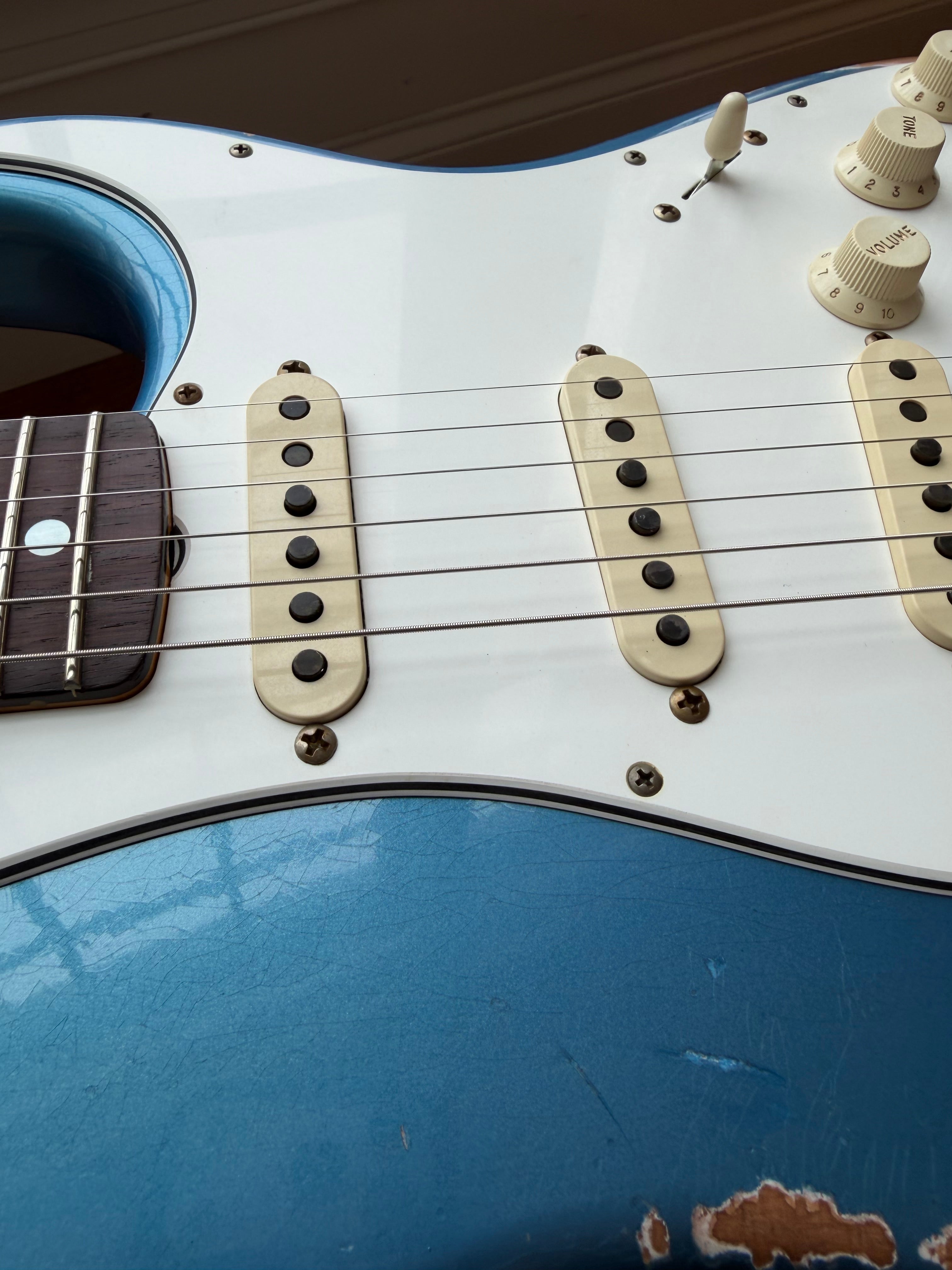 2025 Fender Custom Shop Stratocaster Pro W25 Relic - Aged Lake Placid Blue - Image 13