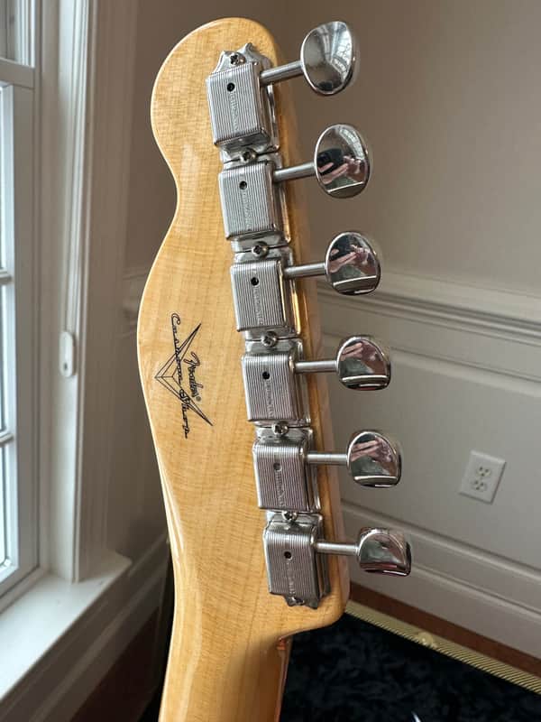 2025 Fender Custom Shop ‘54 Telecaster TCP Time Capsule - Faded Aged Fiesta Red