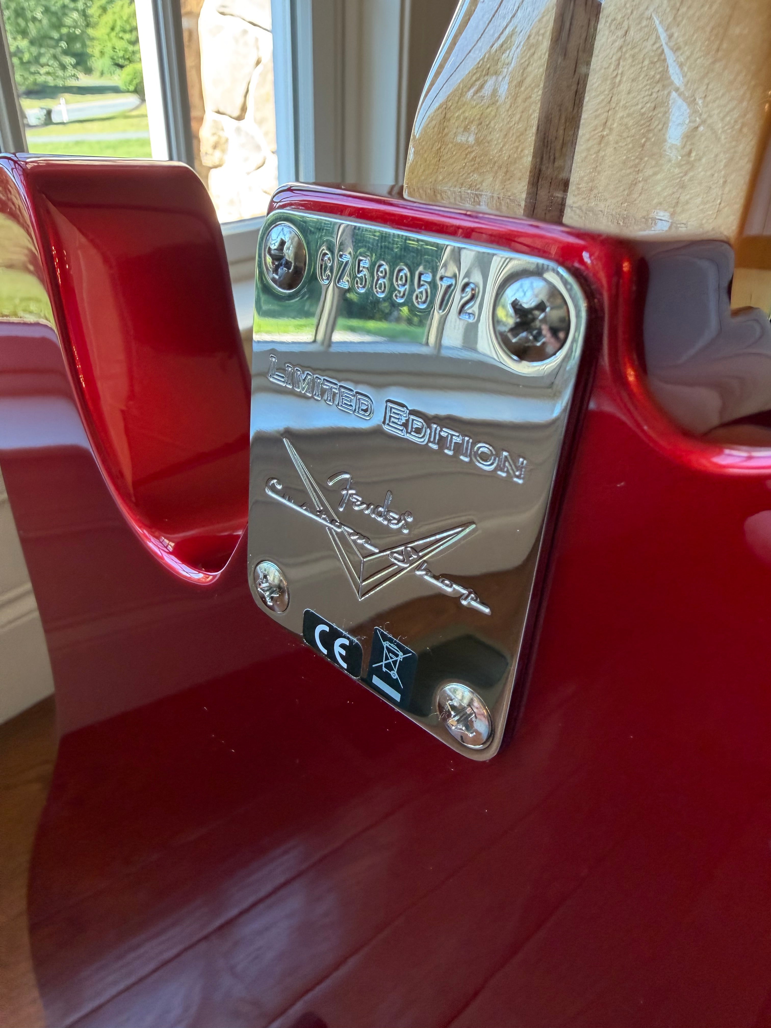 2026 Fender Custom Shop Telecaster Custom Deluxe W25 Limited Edition NOS - Candy Apple Red