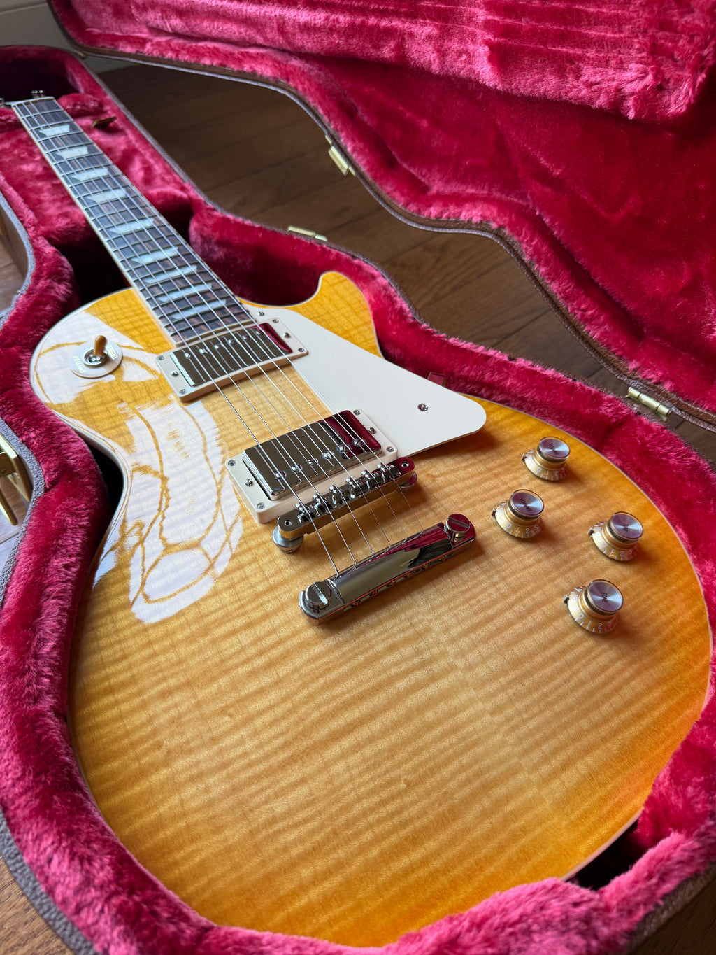 2024 Gibson Les Paul Standard 60s Wildwood Custom Shop Top - Lemon Burst