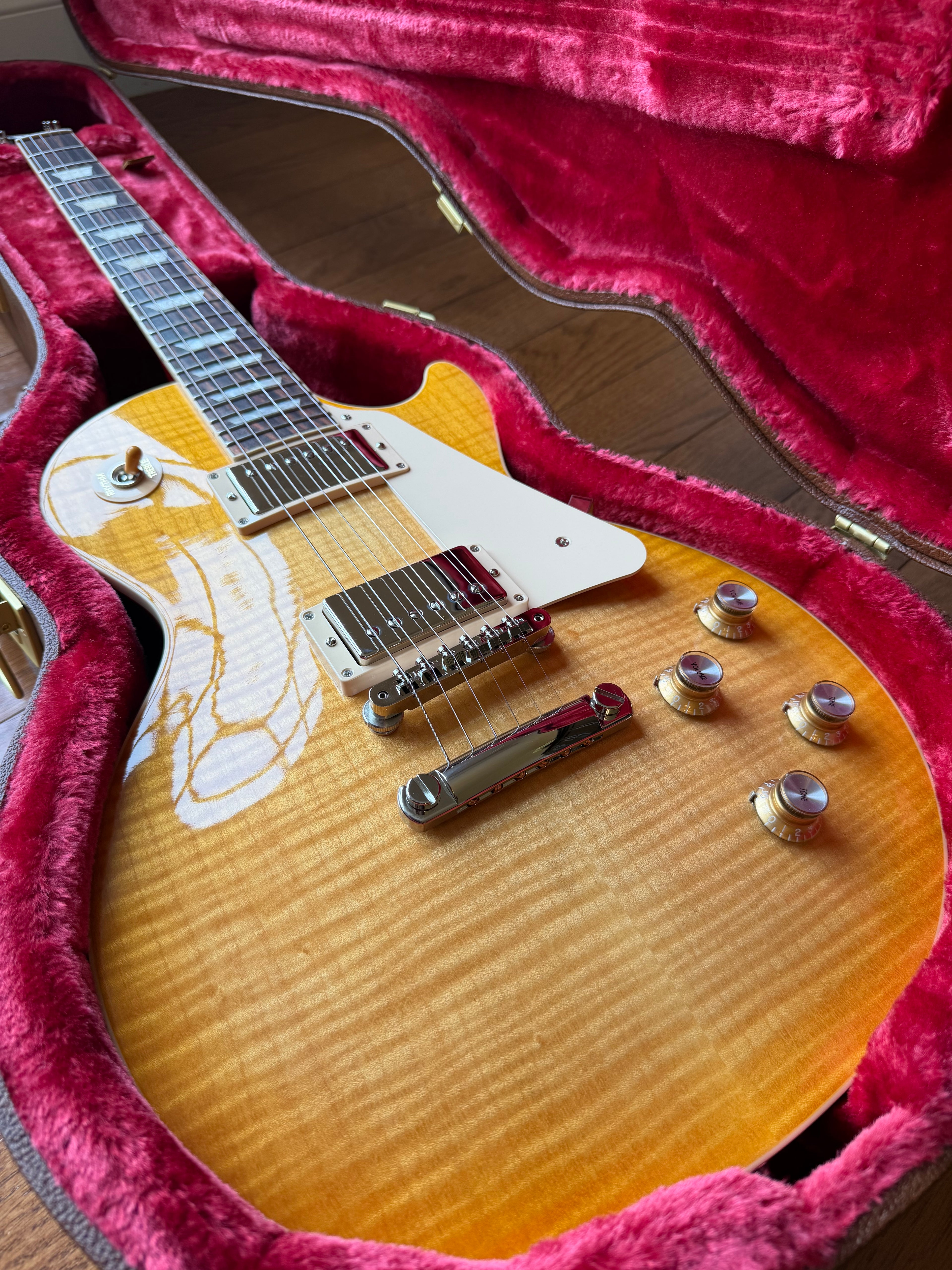 2024 Gibson Les Paul Standard 60s Wildwood Custom Shop Top - Lemon Burst