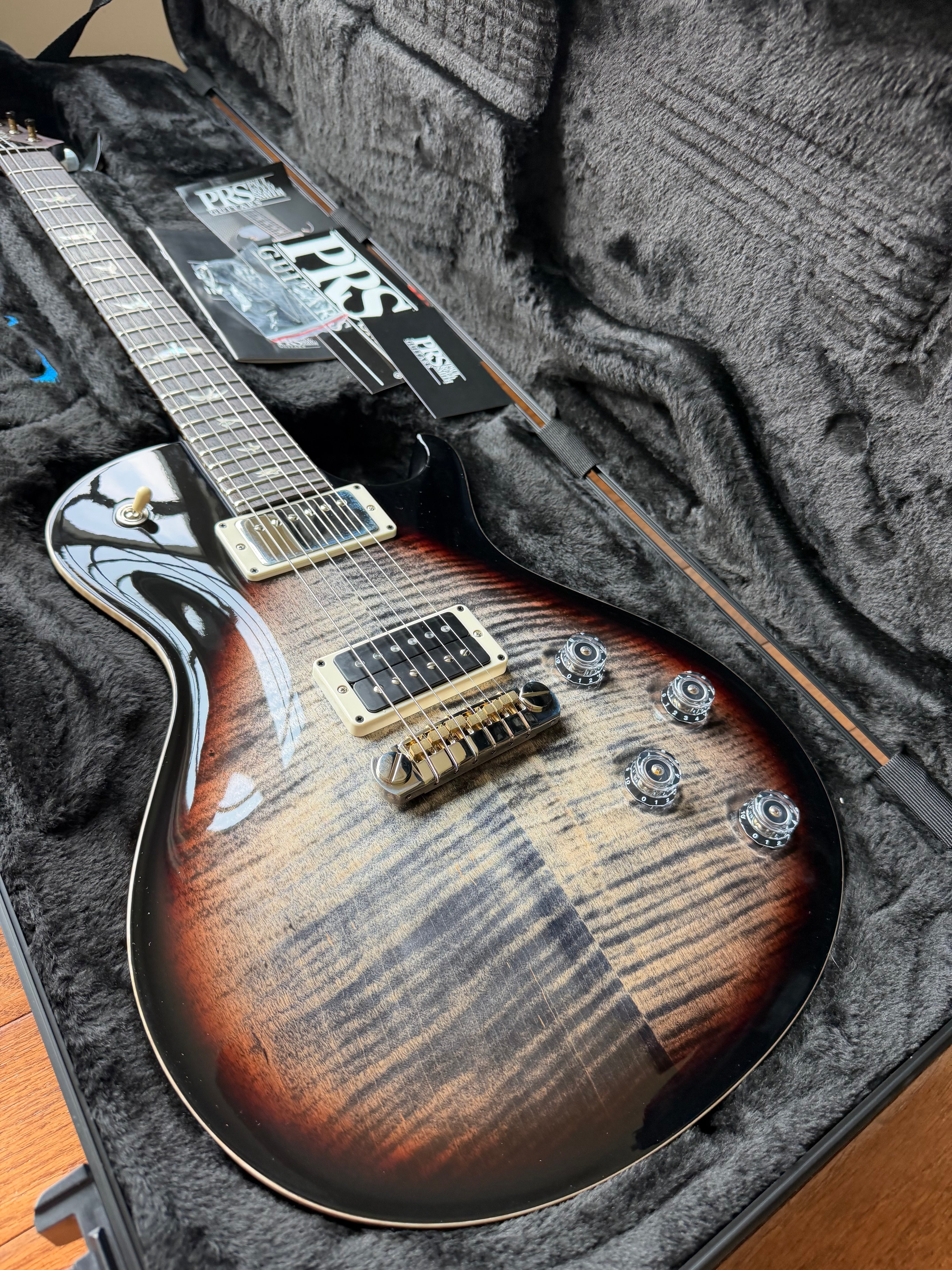 2025 PRS Tremonti Signature - Charcoal Tri-Color Burst