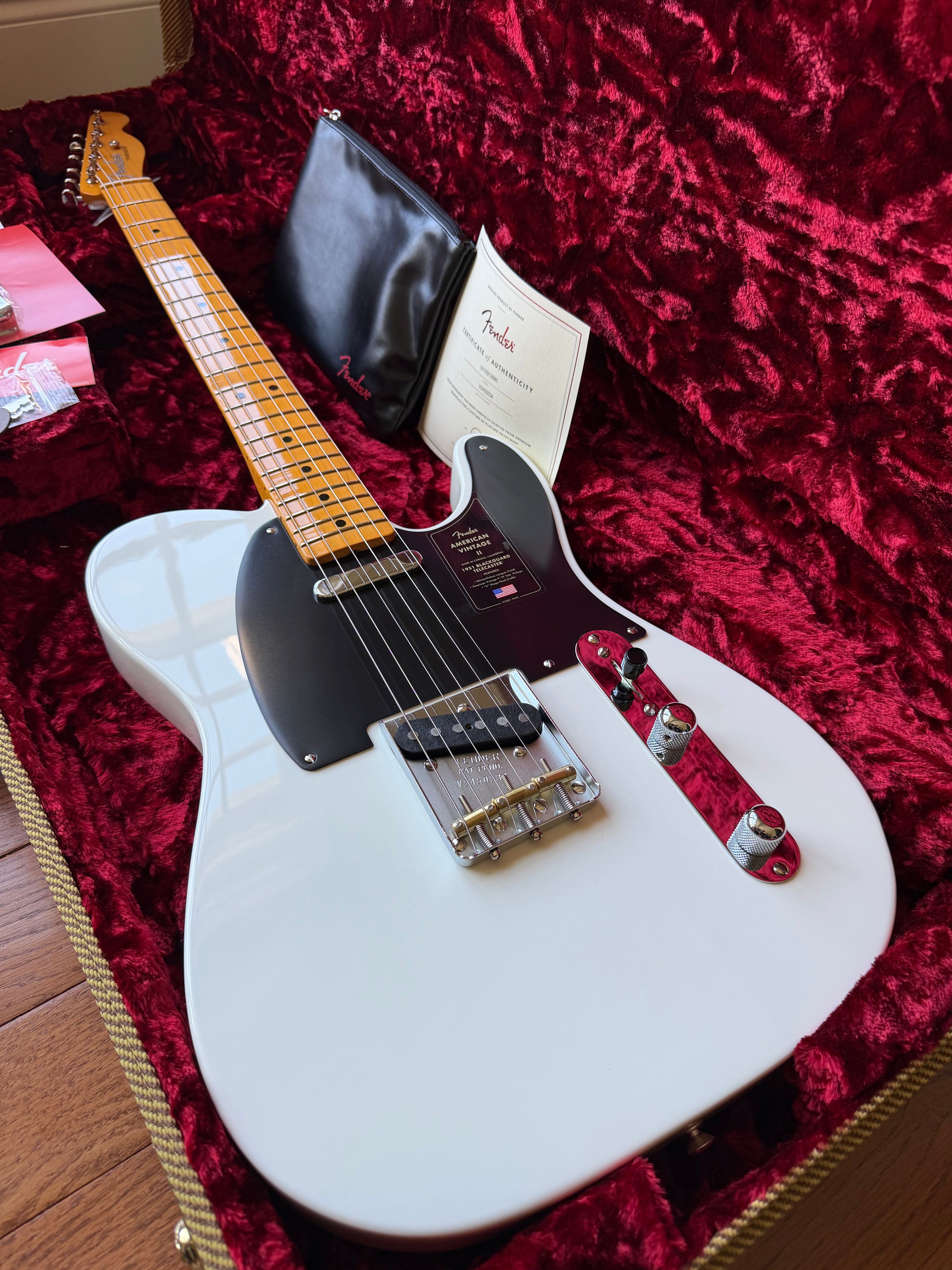 2024 Fender American Vintage II ‘51 Blackguard Telecaster - Prototype White