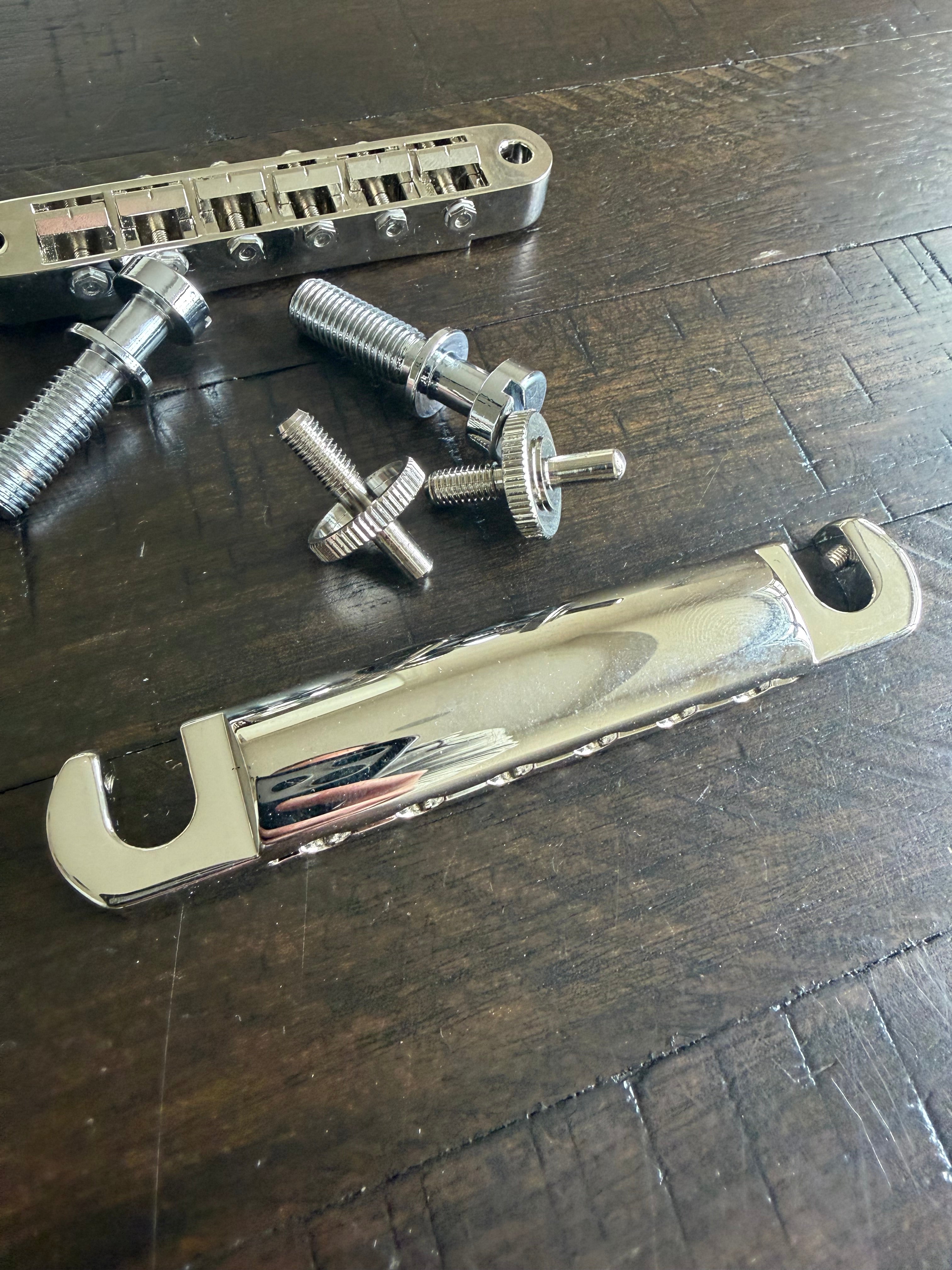 Tone Pros Locking Tailpiece and Bridge - Chrome