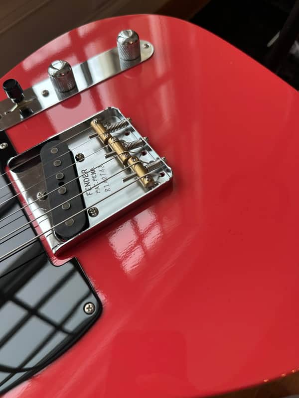 2025 Fender Custom Shop ‘54 Telecaster TCP Time Capsule - Faded Aged Fiesta Red