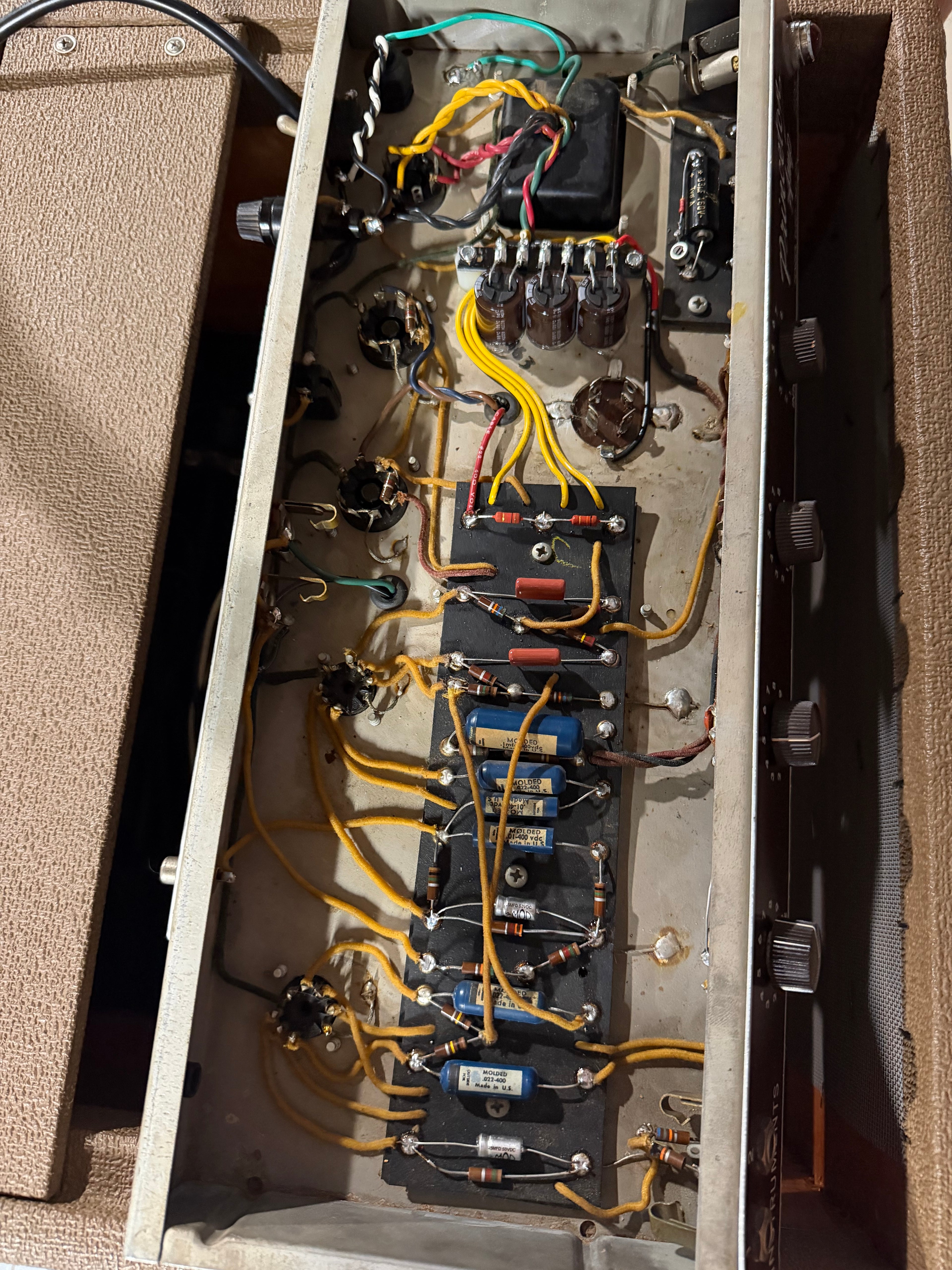1963 Fender Princeton 6G2 Brownface Guitar Amp