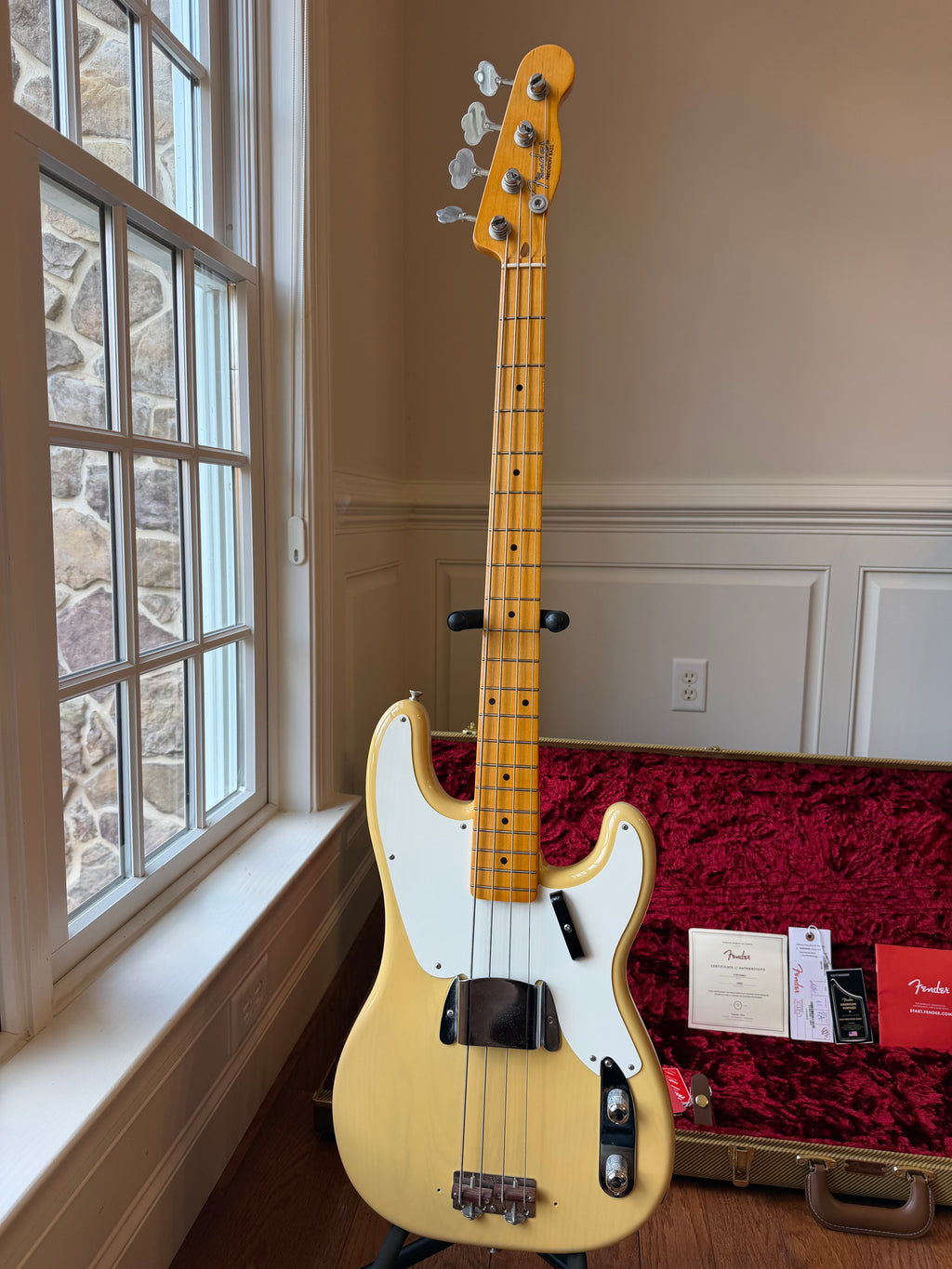 2023 Fender American Vintage II ‘54 Precision Bass - Vintage Blonde