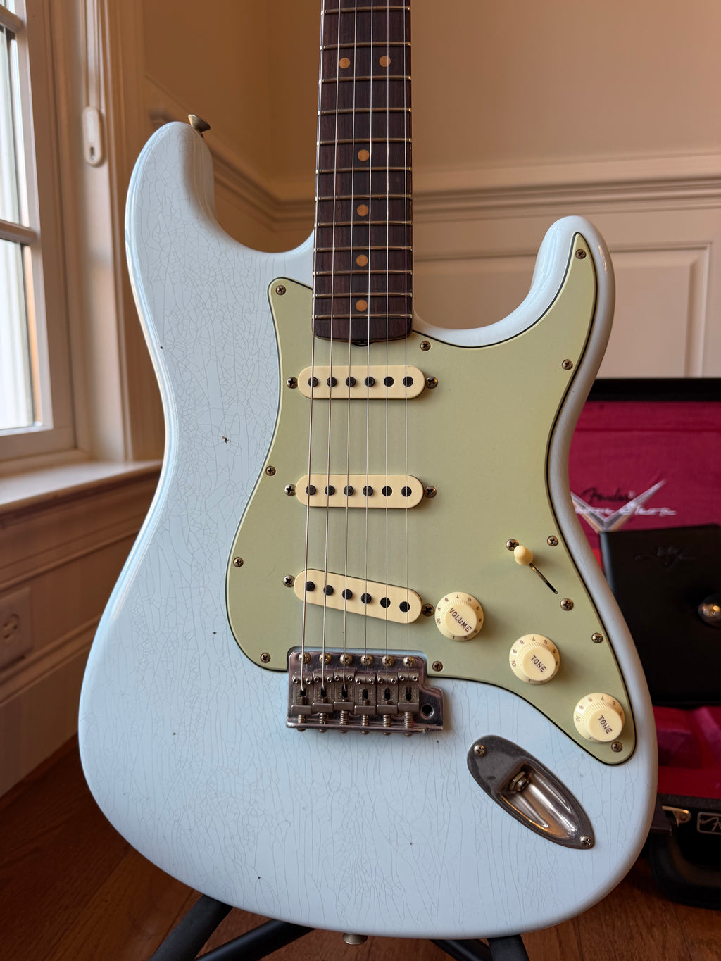 2025 Fender Custom Shop ‘64 Stratocaster L-Series Limited Journeyman - Faded Sonic Blue