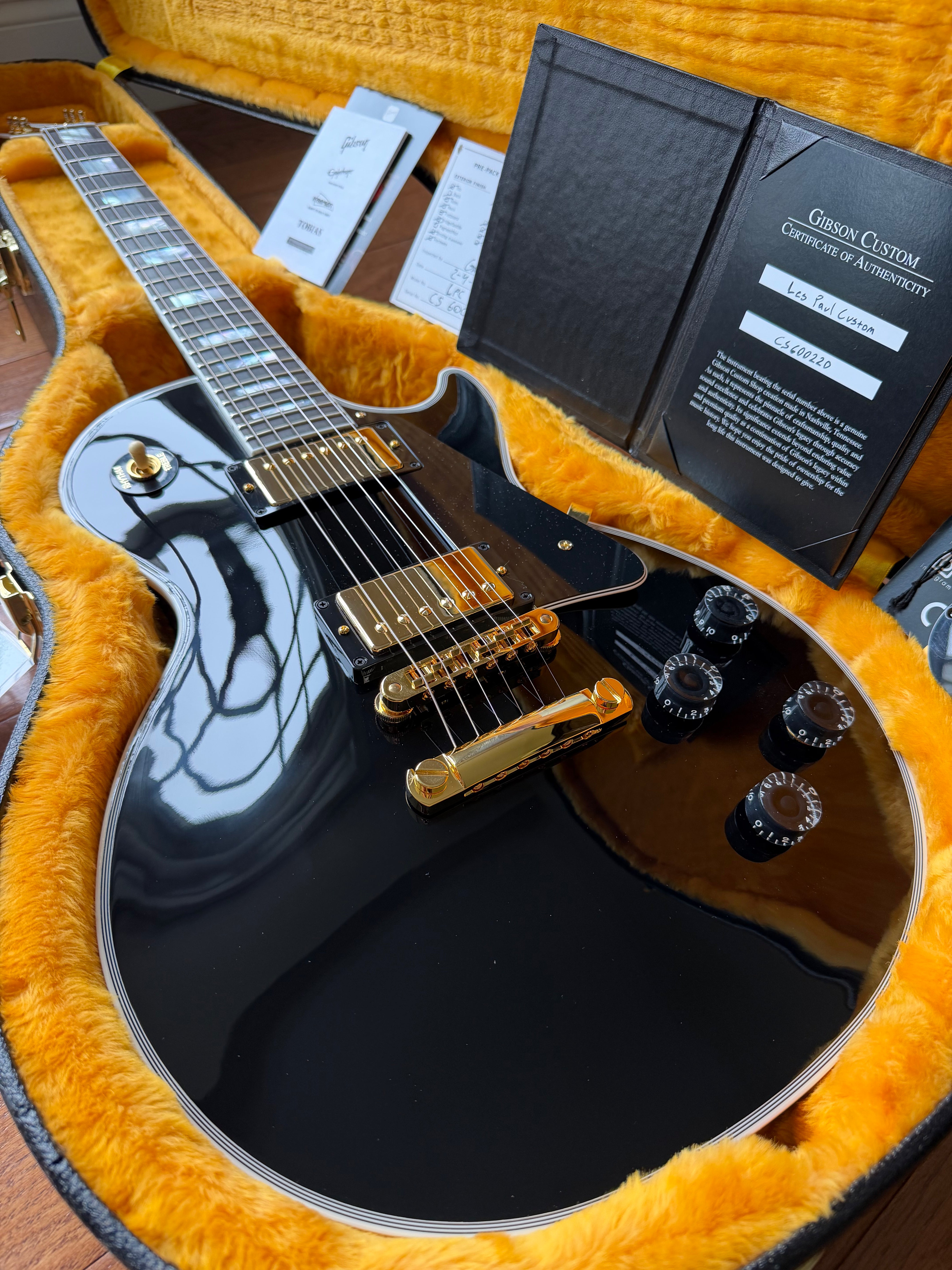 2026 Gibson Custom Shop Les Paul Custom - Ebony Black