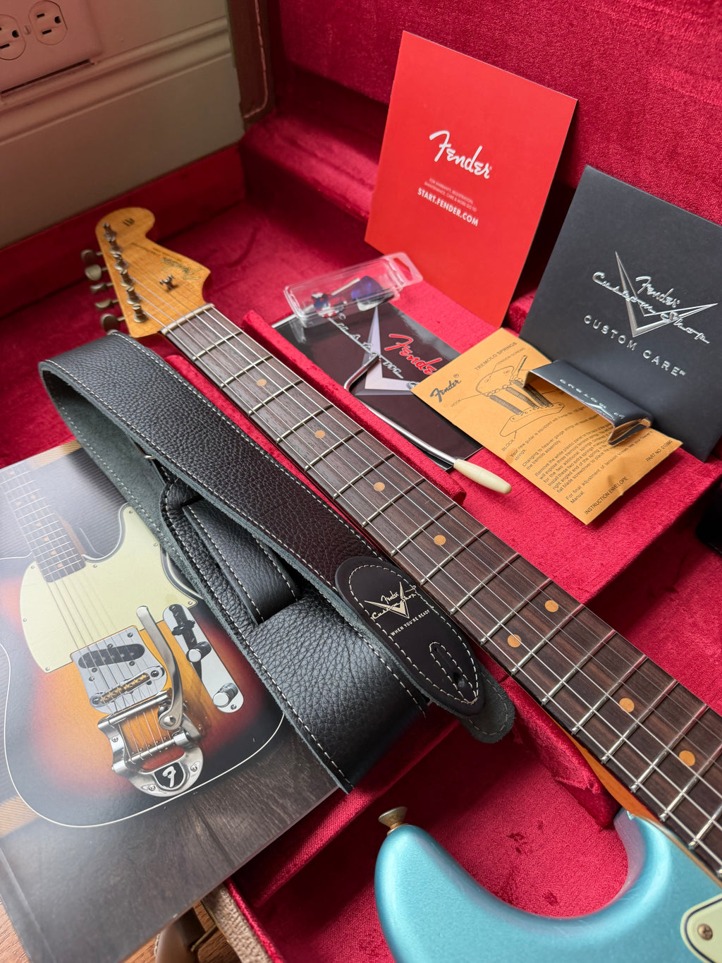 2025 Fender Custom Shop ‘59 Stratocaster B5 HSS LTD Relic - Daphne Blue Metallic