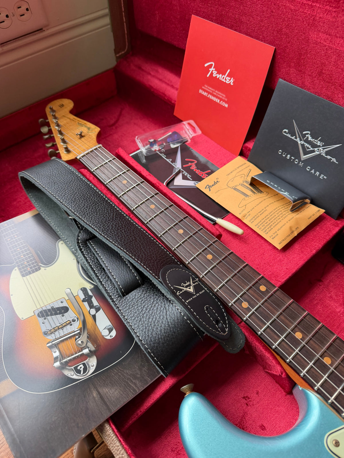 2025 Fender Custom Shop ‘59 Stratocaster B5 HSS LTD Relic - Daphne Blue Metallic