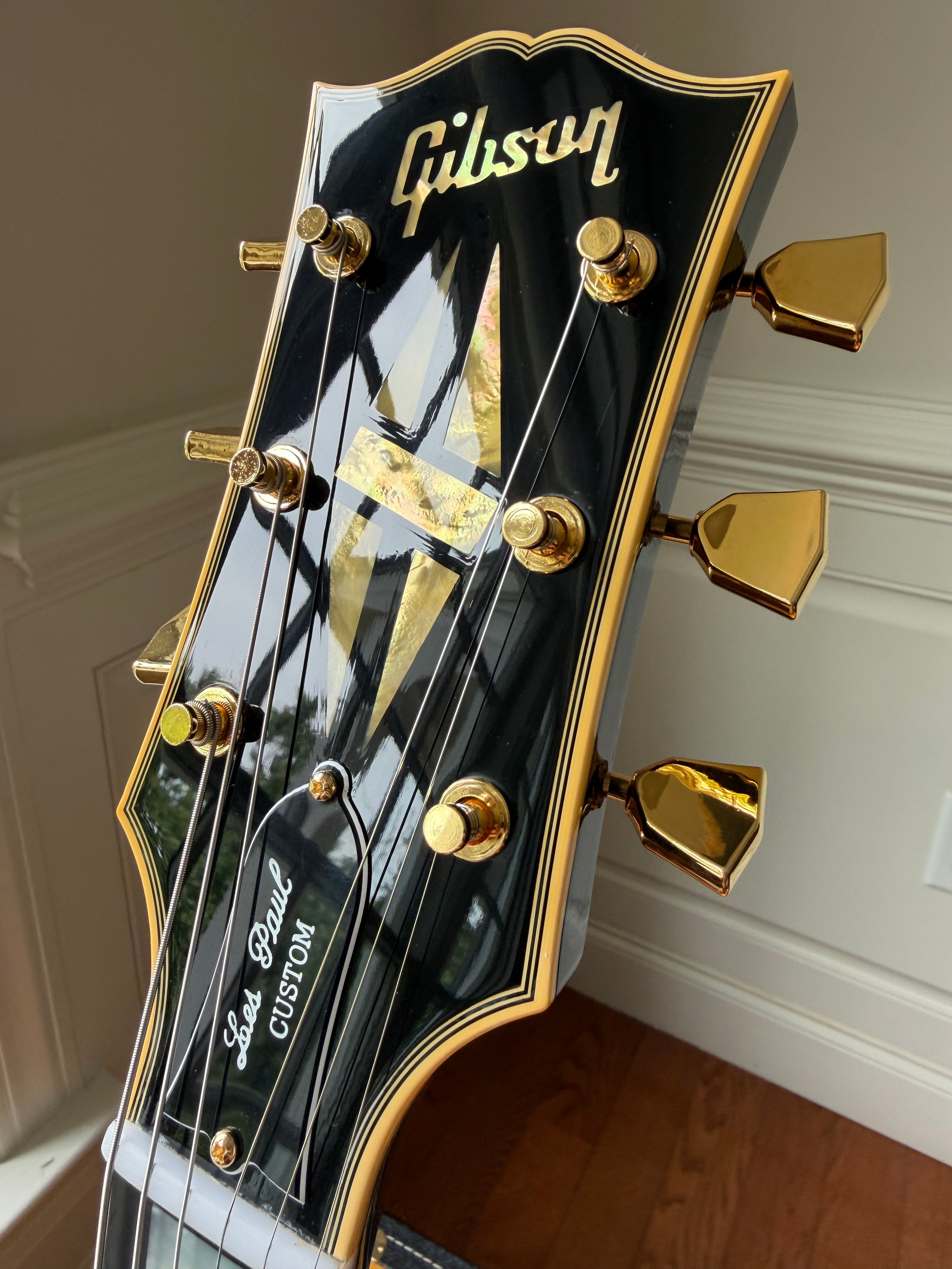 2026 Gibson Custom Shop Les Paul Custom ‘68 Reissue - Ebony Black
