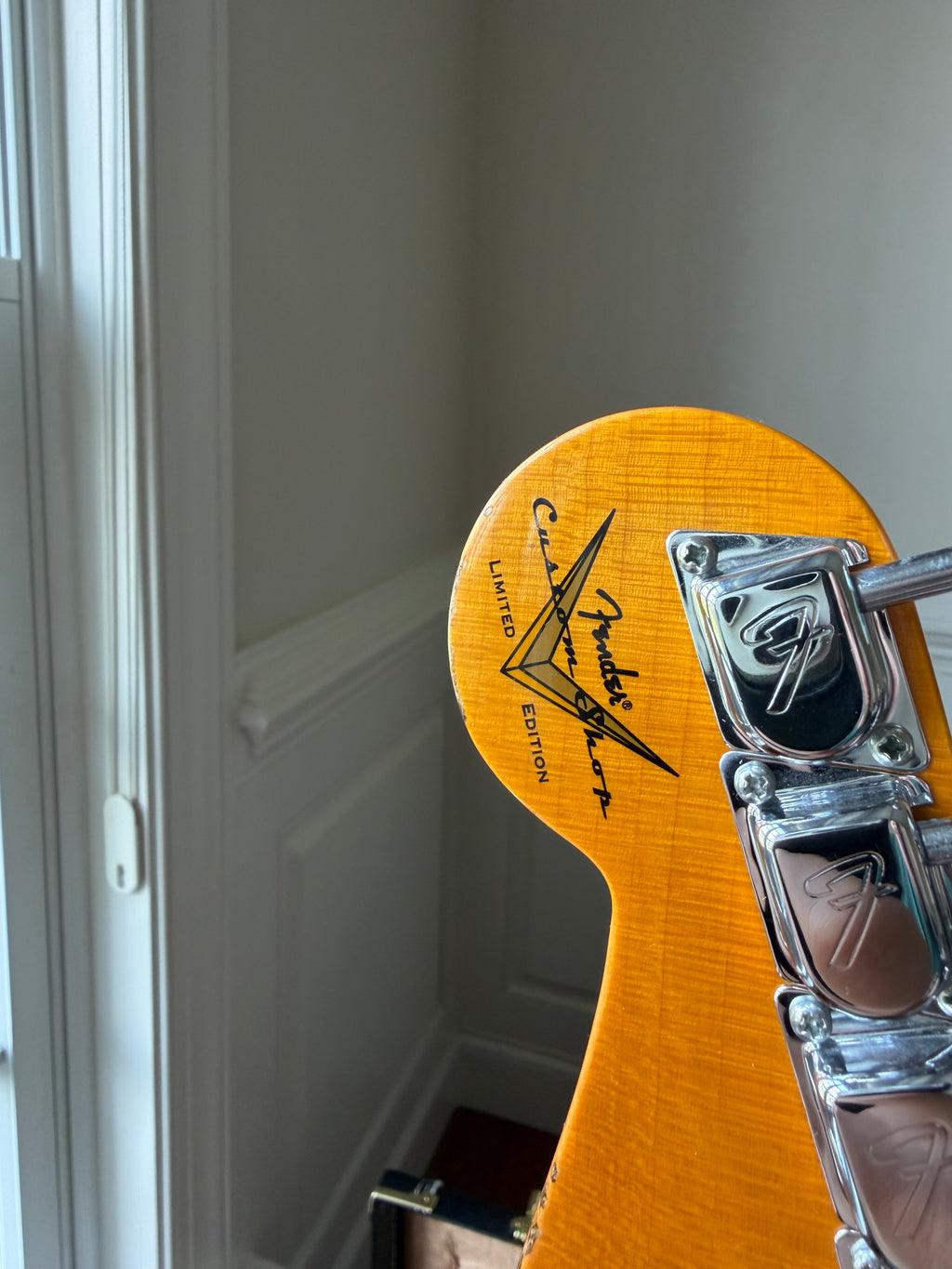 2025 Fender Custom Shop Stratocaster Custom Deluxe SR25 Matching Headstock Heavy Relic - Aged Lake Placid Blue