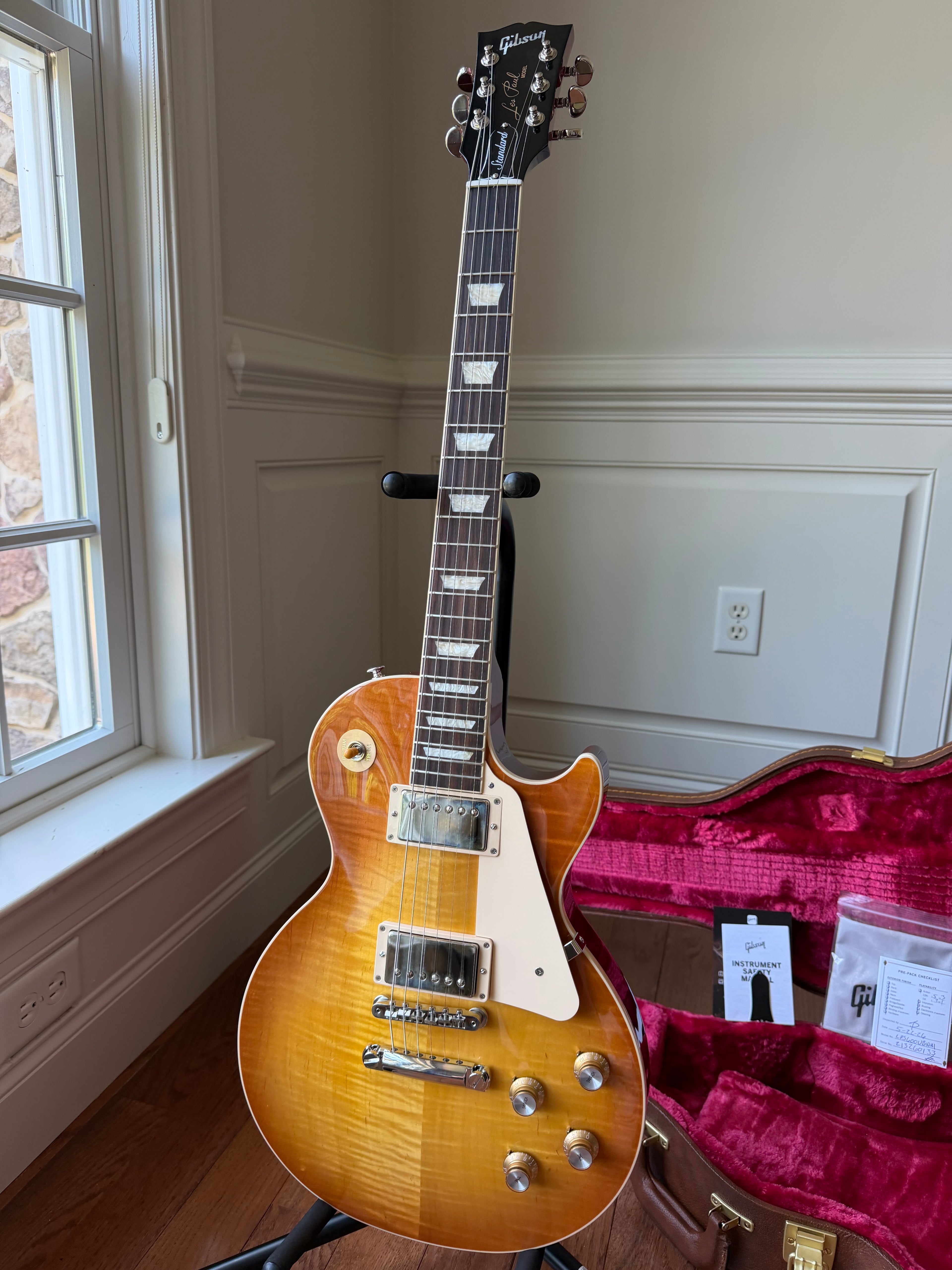 2026 Gibson Les Paul Standard 60s Figured Top - Unburst