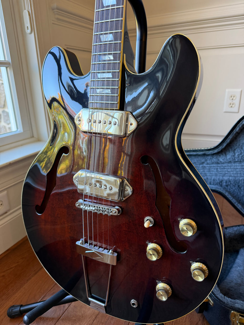 1992 Epiphone Casino Japan Herada Made - Burgundy