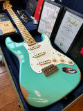 2025 Fender Custom Shop Fat 50s Stratocaster Relic B2 Limited - Super Faded Aged Sea Foam Green - Image 1
