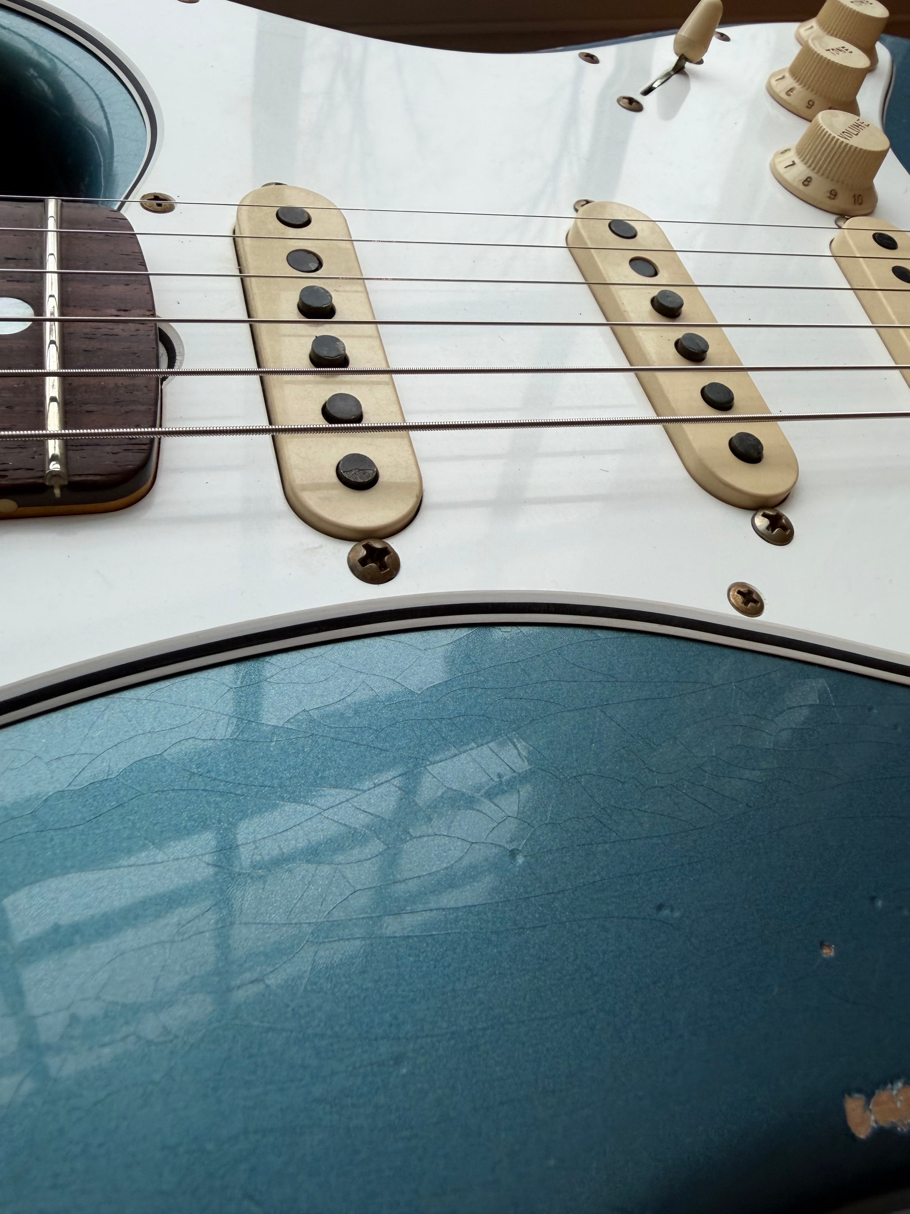2026 Fender Custom Shop Stratocaster Pro W25 Relic - Aged Lake Placid Blue - Image 13