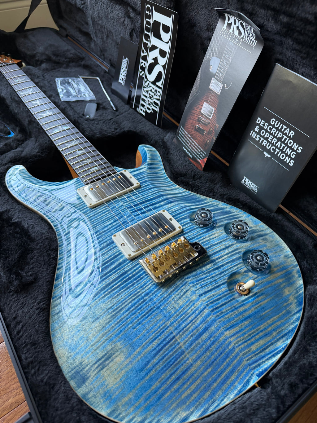 2025 PRS DGT Dave Grissom Signature 10 Top Birds - Faded Blue Jean