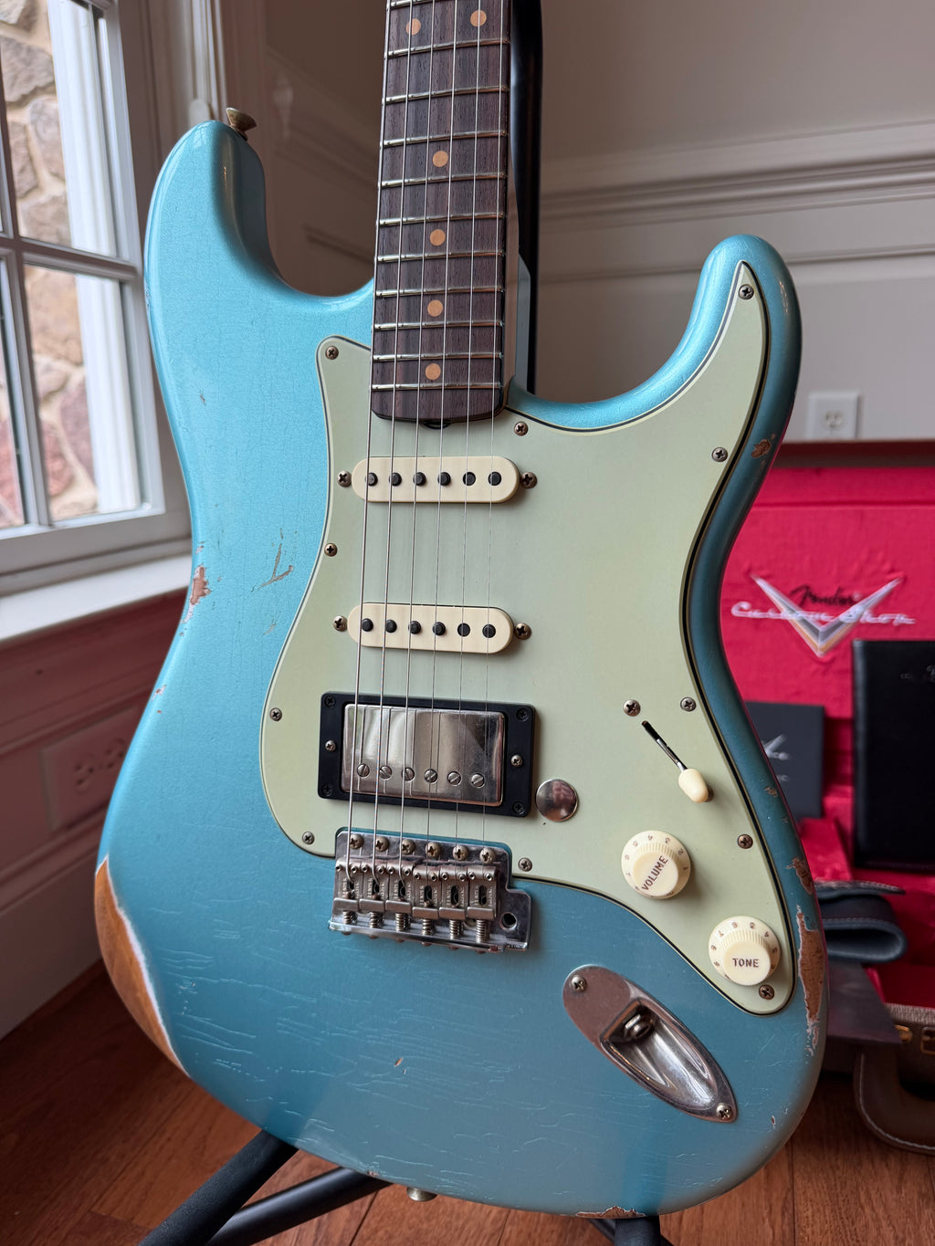 2025 Fender Custom Shop ‘59 Stratocaster B5 HSS LTD Relic - Daphne Blue Metallic