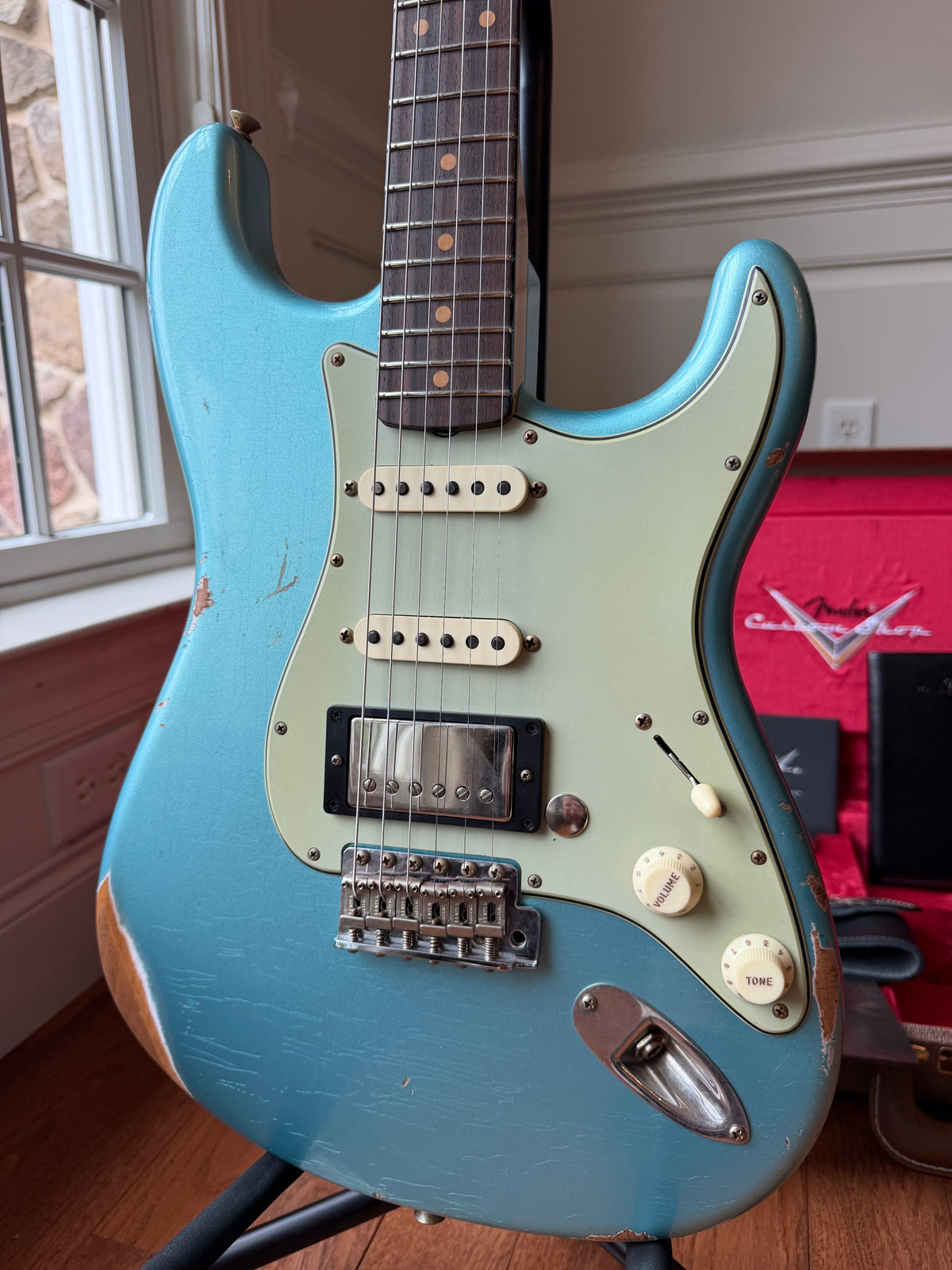 2025 Fender Custom Shop ‘59 Stratocaster B5 HSS LTD Relic - Daphne Blue Metallic