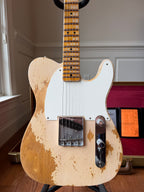 2024 Fender Custom Shop Esquire Telecaster 50s Limited Edition Super Heavy Relic - Aged White Blonde
