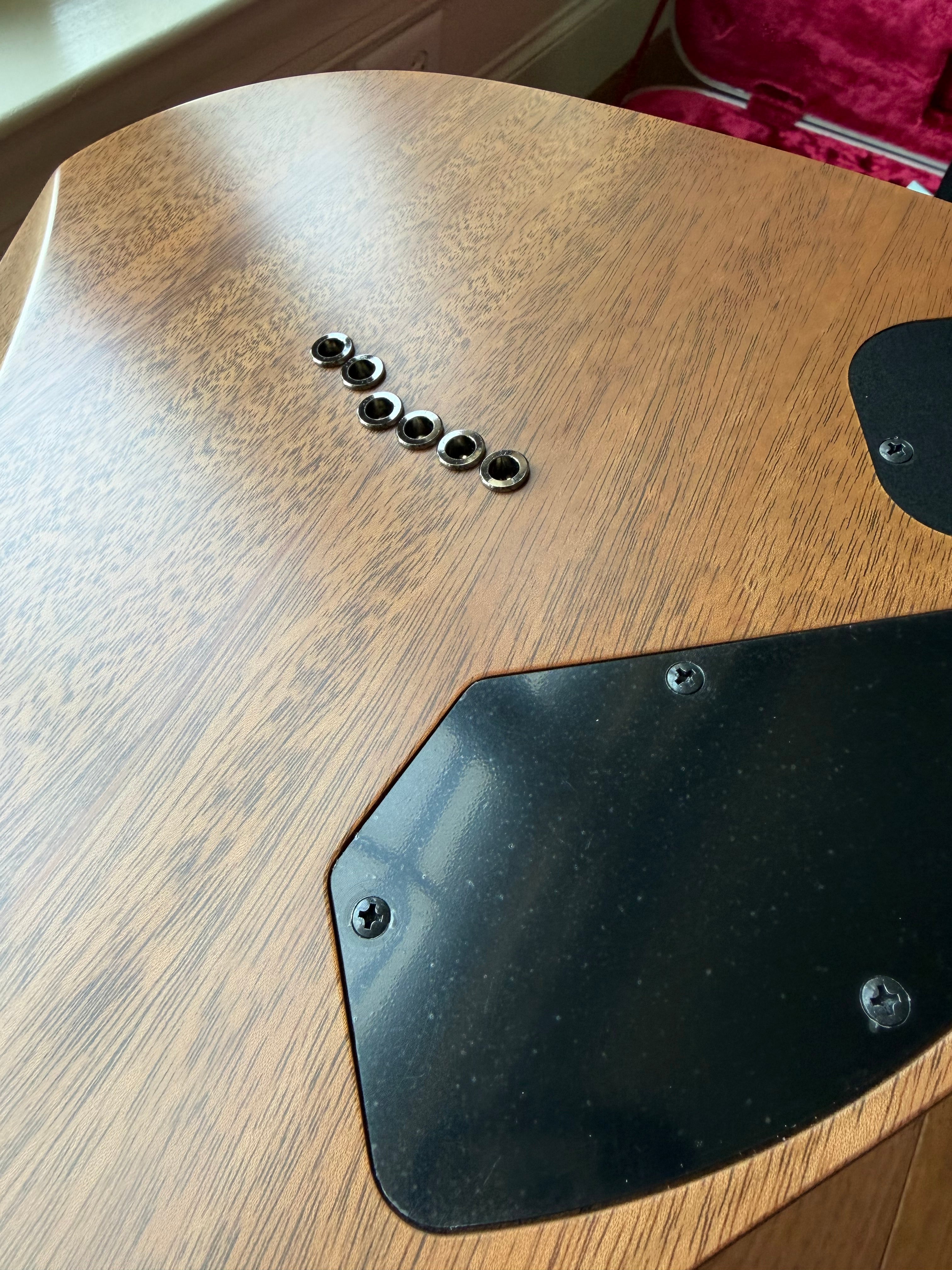 2025 Ibanez RG Prestige RGR5221 - Transparent Fluorescent Orange
