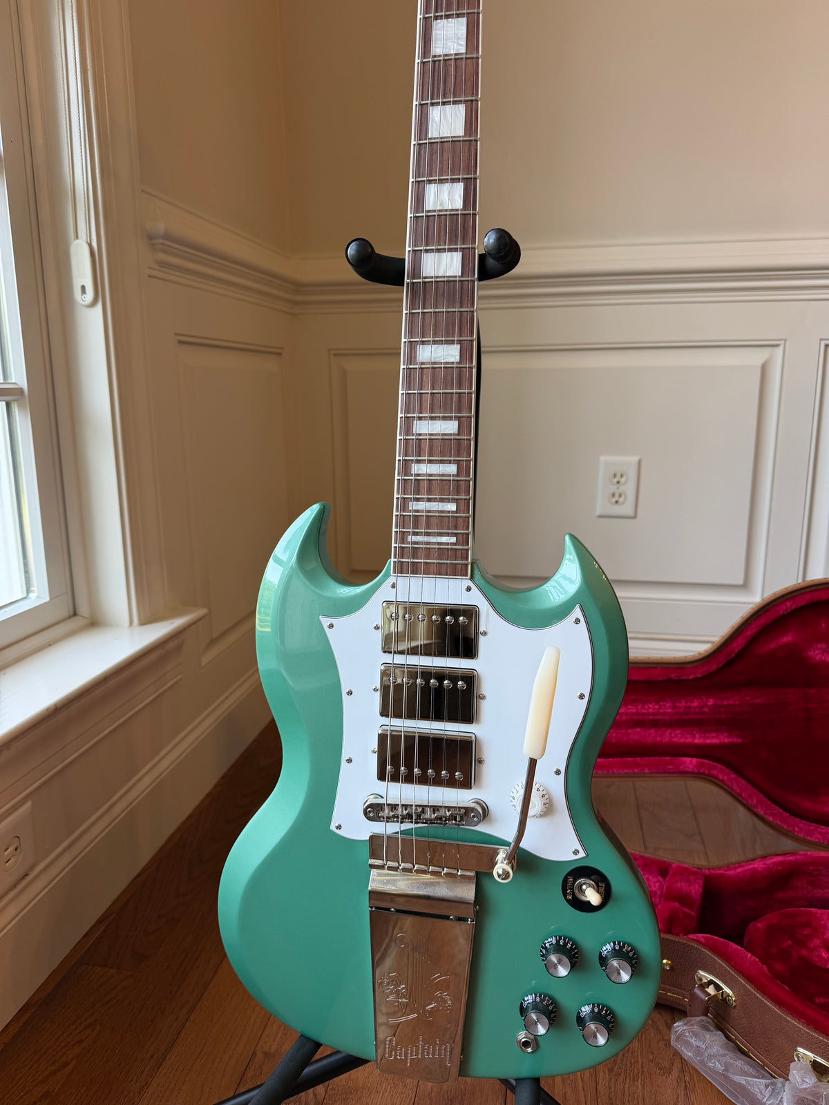 2021 Gibson Captain Kirk Douglas Signature SG - Inverness Green