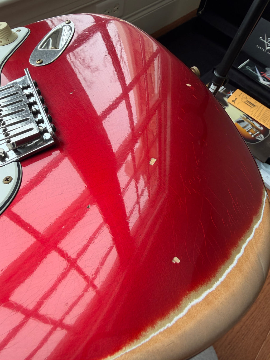 2026 Fender Custom Shop Stratocaster Pro W25 Relic - Candy Apple Red - Image 14