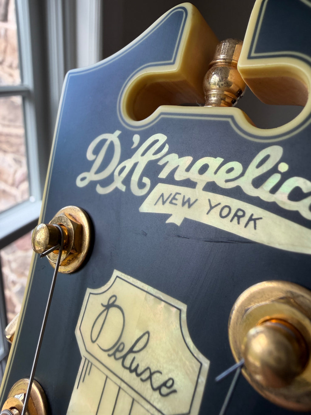 D'Angelico Deluxe Bob Weir Bedford - Matte Stone