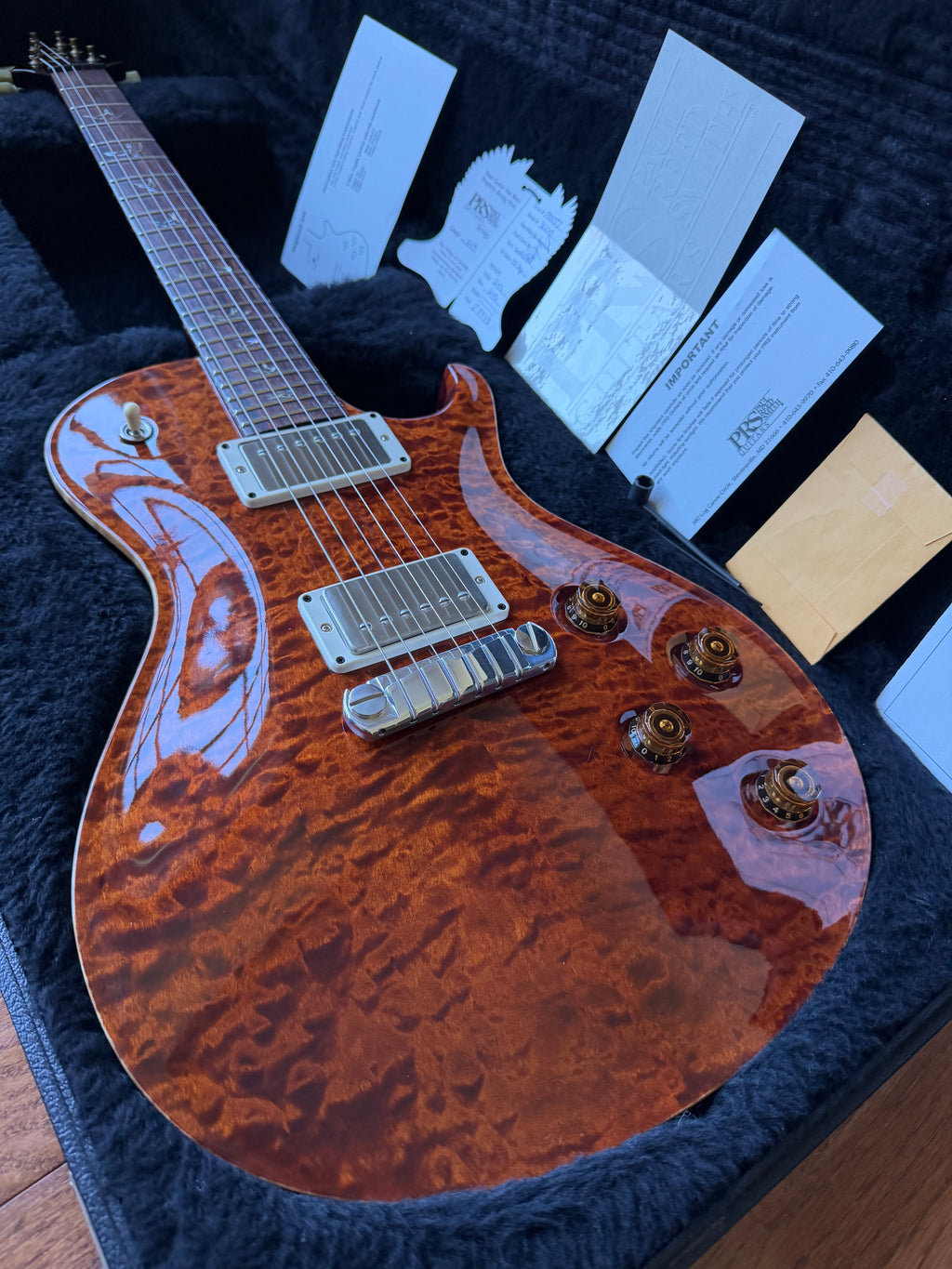 2008 PRS SC 245 Quilted Maple 10 Top - Tortoise Shell