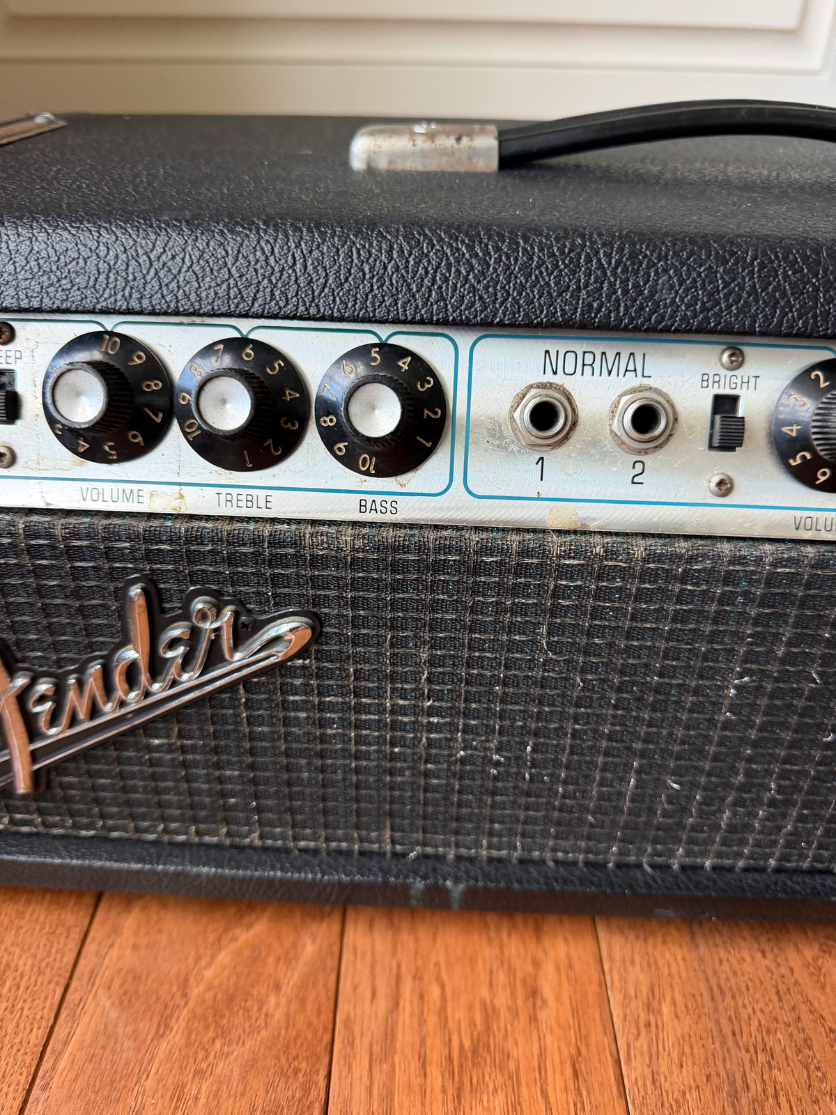 1976 Fender Bassman 50 Silverface Guitar Amp Head