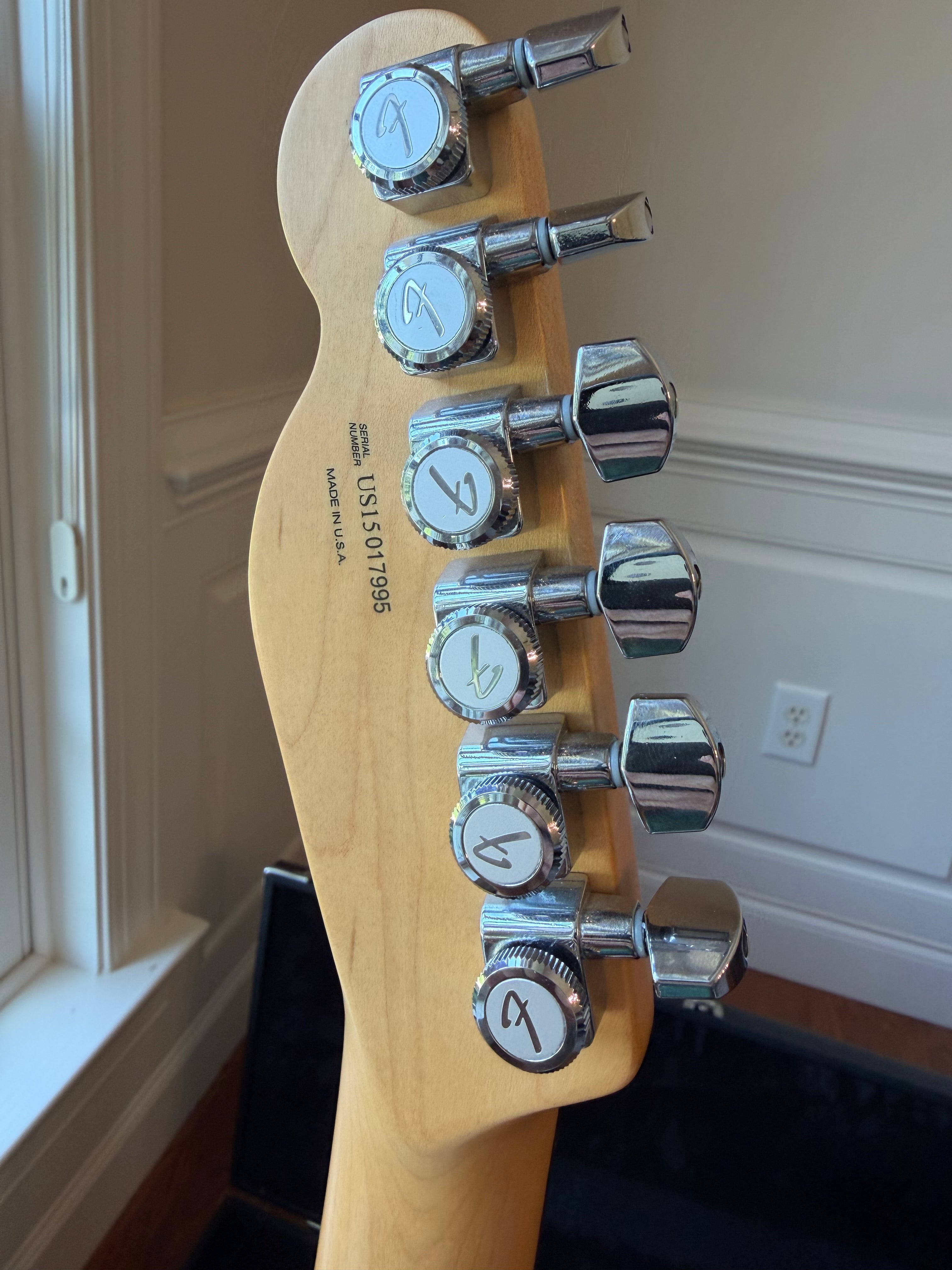 2015 Fender American Deluxe Telecaster - Olympic White Pearl