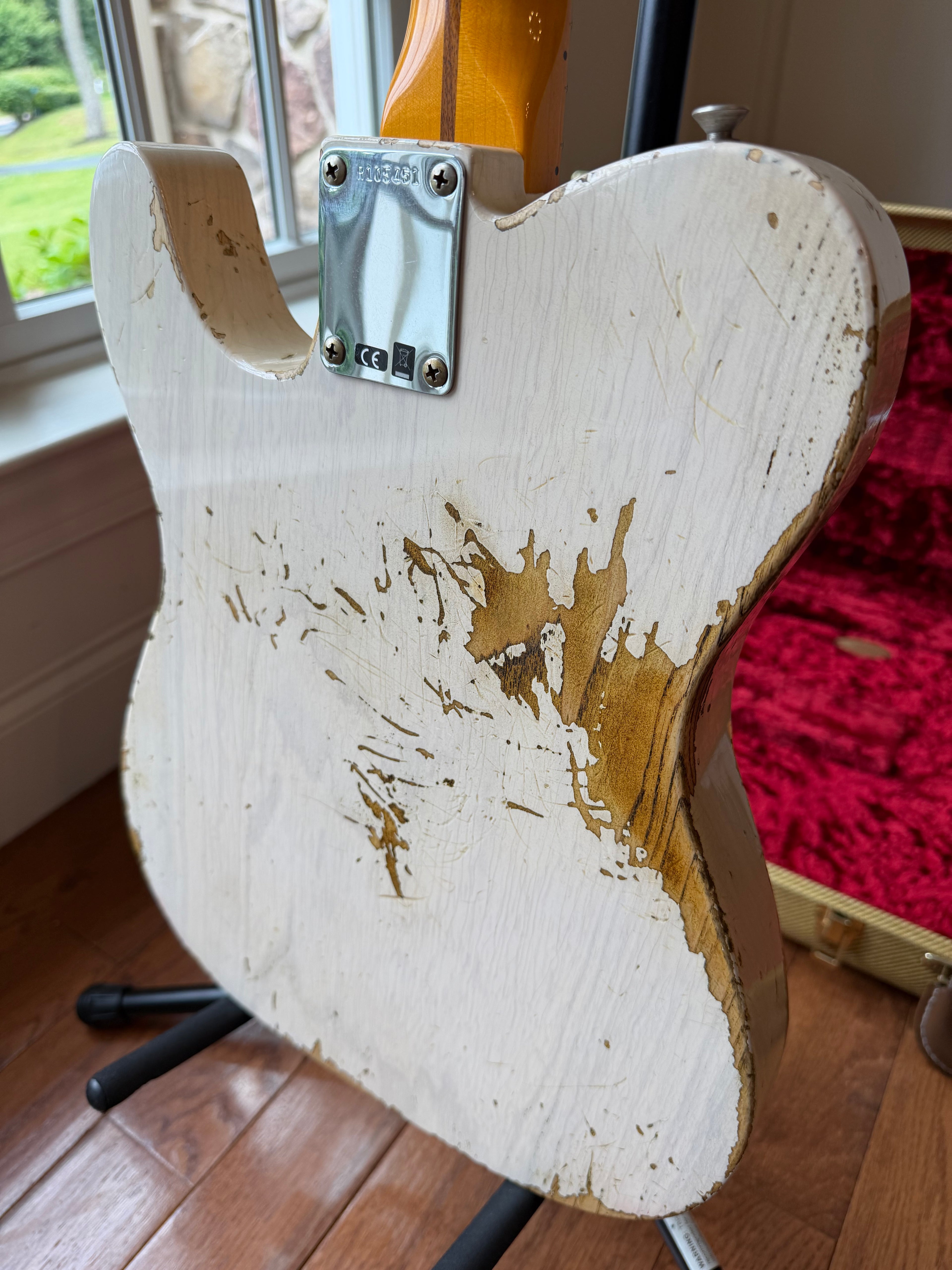 2020 Fender Custom Shop Tele Cunife Limited Edition Heavy Relic - Aged White Blonde