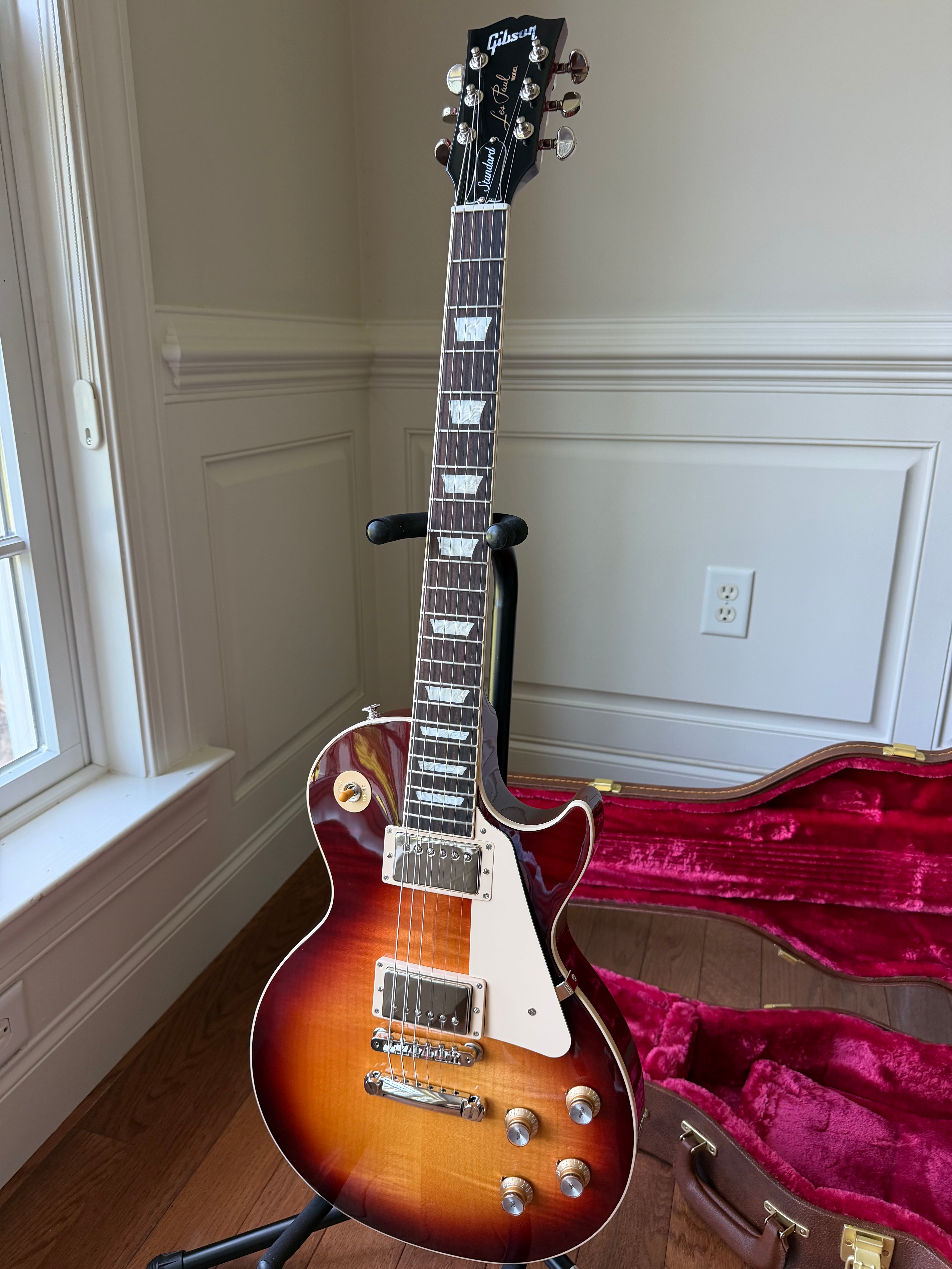 2026 Gibson Les Paul Standard 60s Figured Top - Bourbon Burst