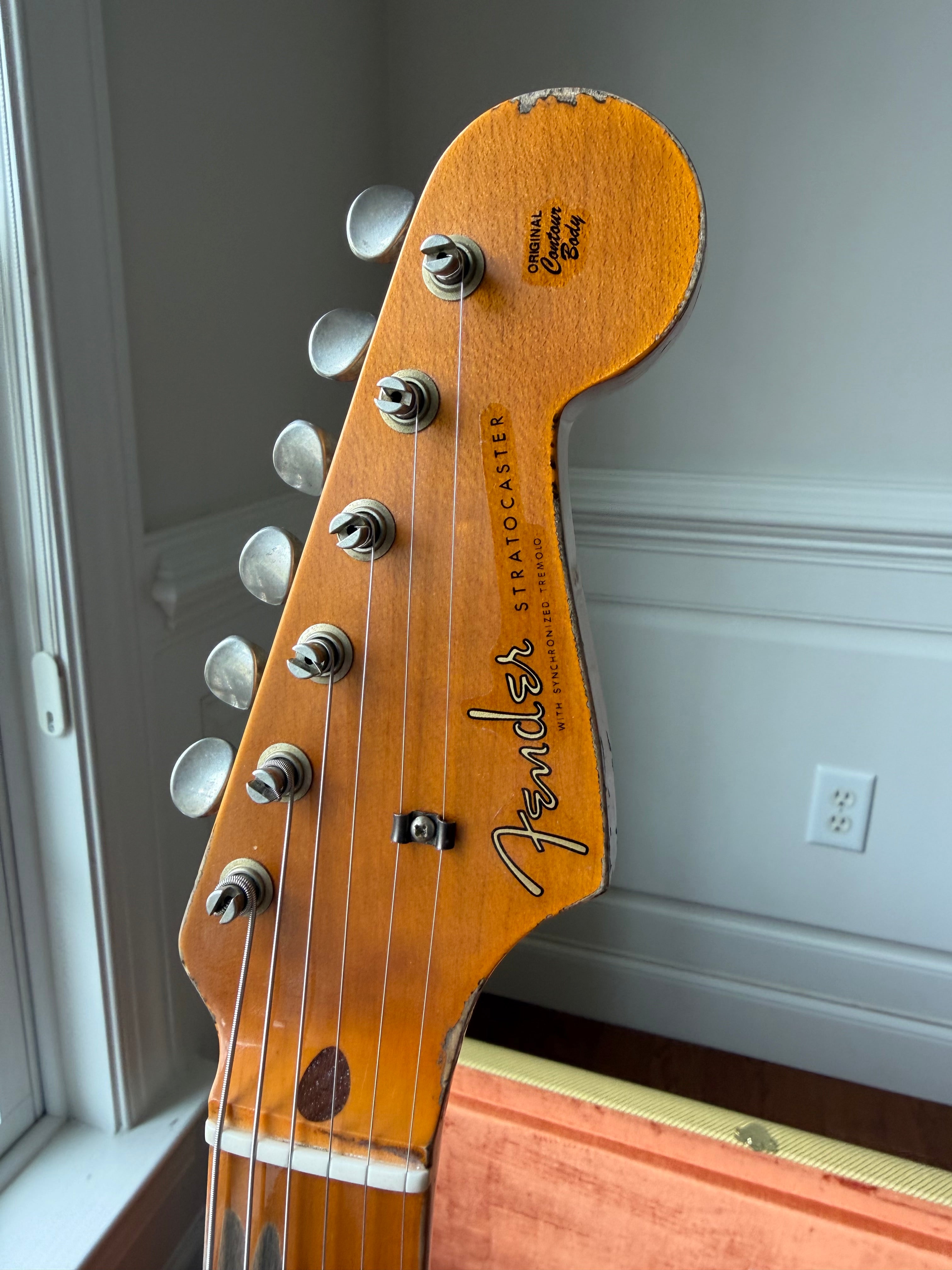 2026 Fender Custom Shop '57 Stratocaster SR25 Heavy Relic - Aged Violin Burst - Image 7