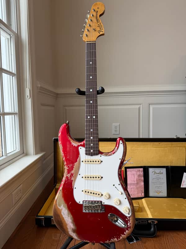 2025 Fender Custom Shop Stratocaster Pro SR25 Super Heavy Relic - Candy Apple Red