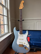 2025 Fender Custom Shop ‘65 Stratocaster Gold Hardware Channel Bound LTD LCC - Ice Blue Metallic