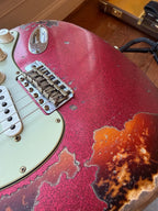 2026 Fender Custom Shop ‘61 Stratocaster SR25 Super Heavy Relic - Red Sparkle over 3 Tone Sunburst