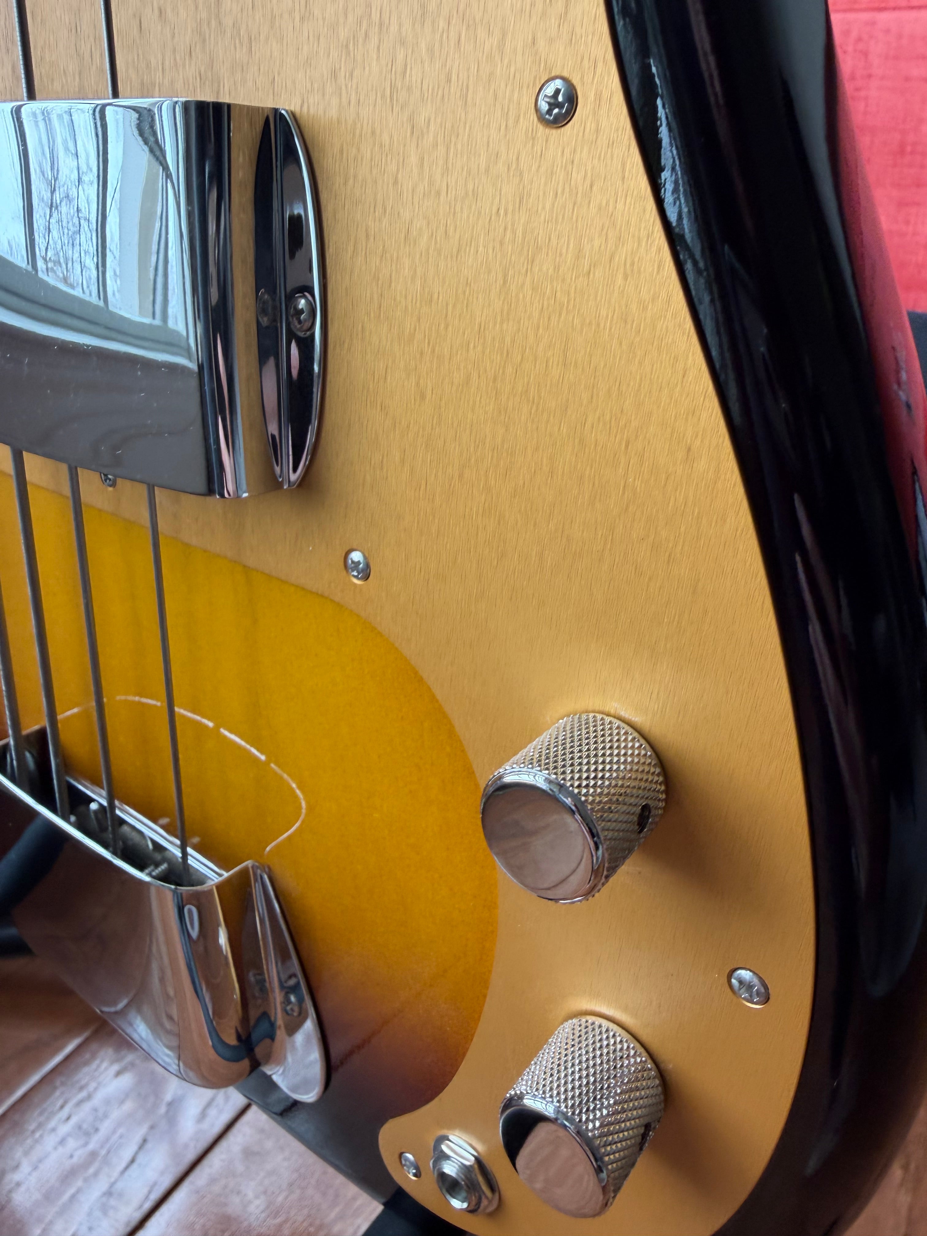 2025 Fender Custom Shop '57 Precision Bass Vintage Custom Time Capsule TCP - Wide Fade 2 Color Sunburst - Image 5