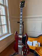 2025 Gibson Custom Shop '64 SG Standard VOS Maestro Vibrola - Cherry Red - Image 3