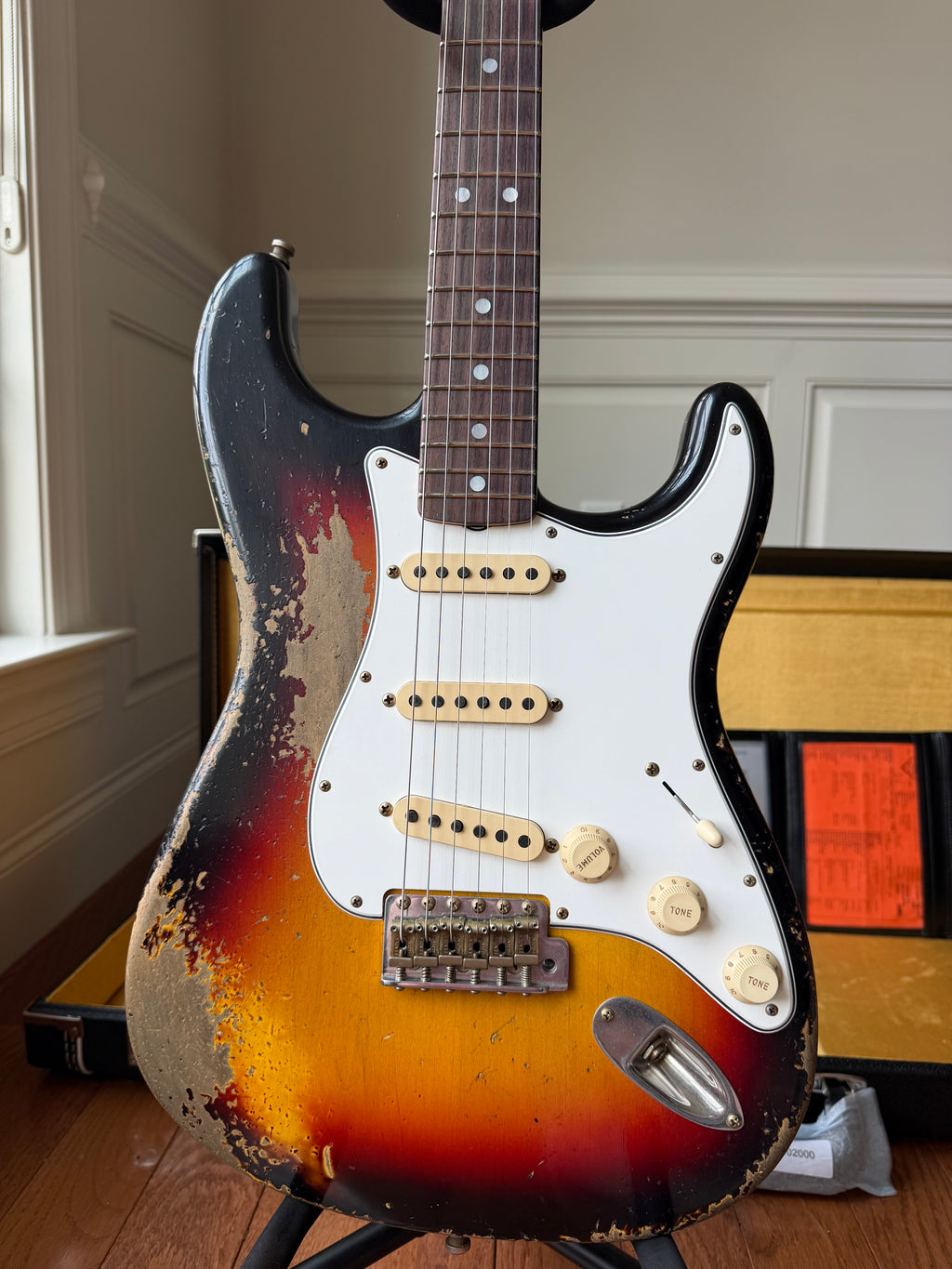 2025 Fender Custom Shop Stratocaster Pro SR25 Super Heavy Relic - 3 Color Sunburst