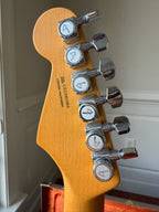 2025 Fender American Ultra Luxe Stratocaster Vintage 60s HSS - Sea Foam Green