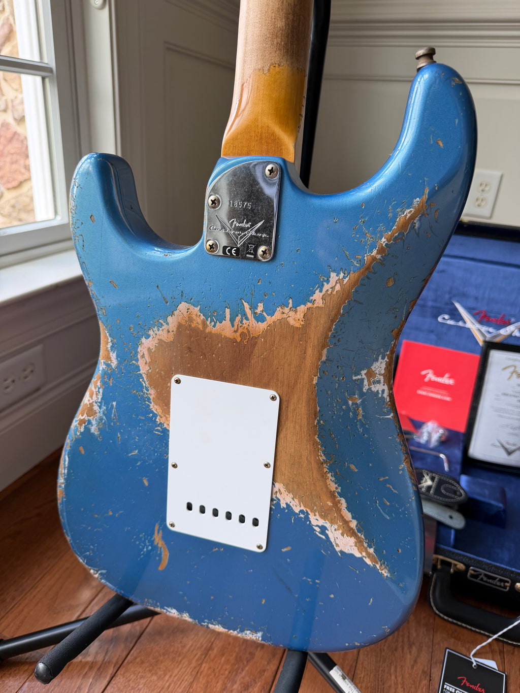 2025 Fender Custom Shop Stratocaster Pro SR25 Super Heavy Relic - Aged Lake Placid Blue