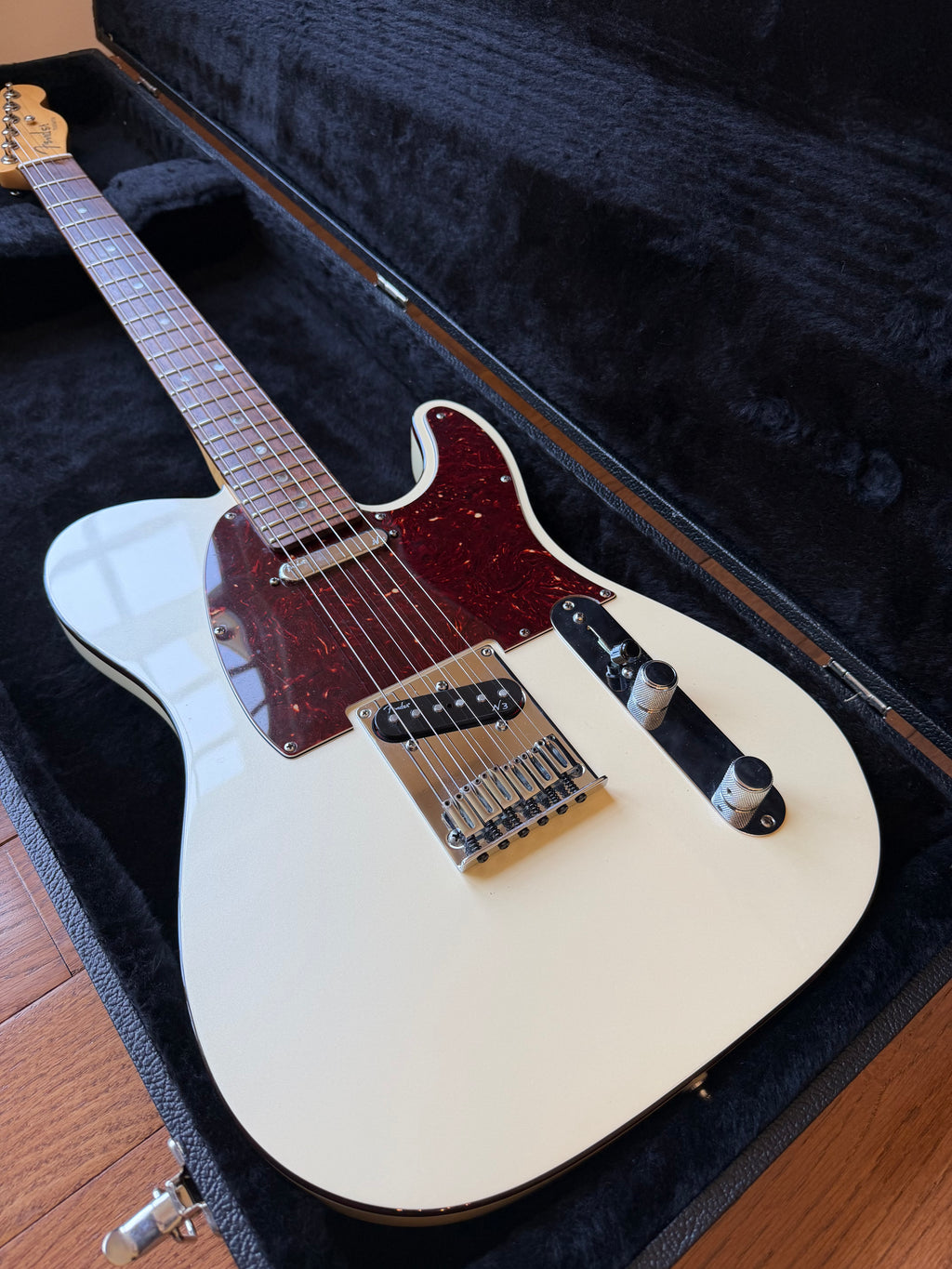 2015 Fender American Deluxe Telecaster - Olympic White Pearl