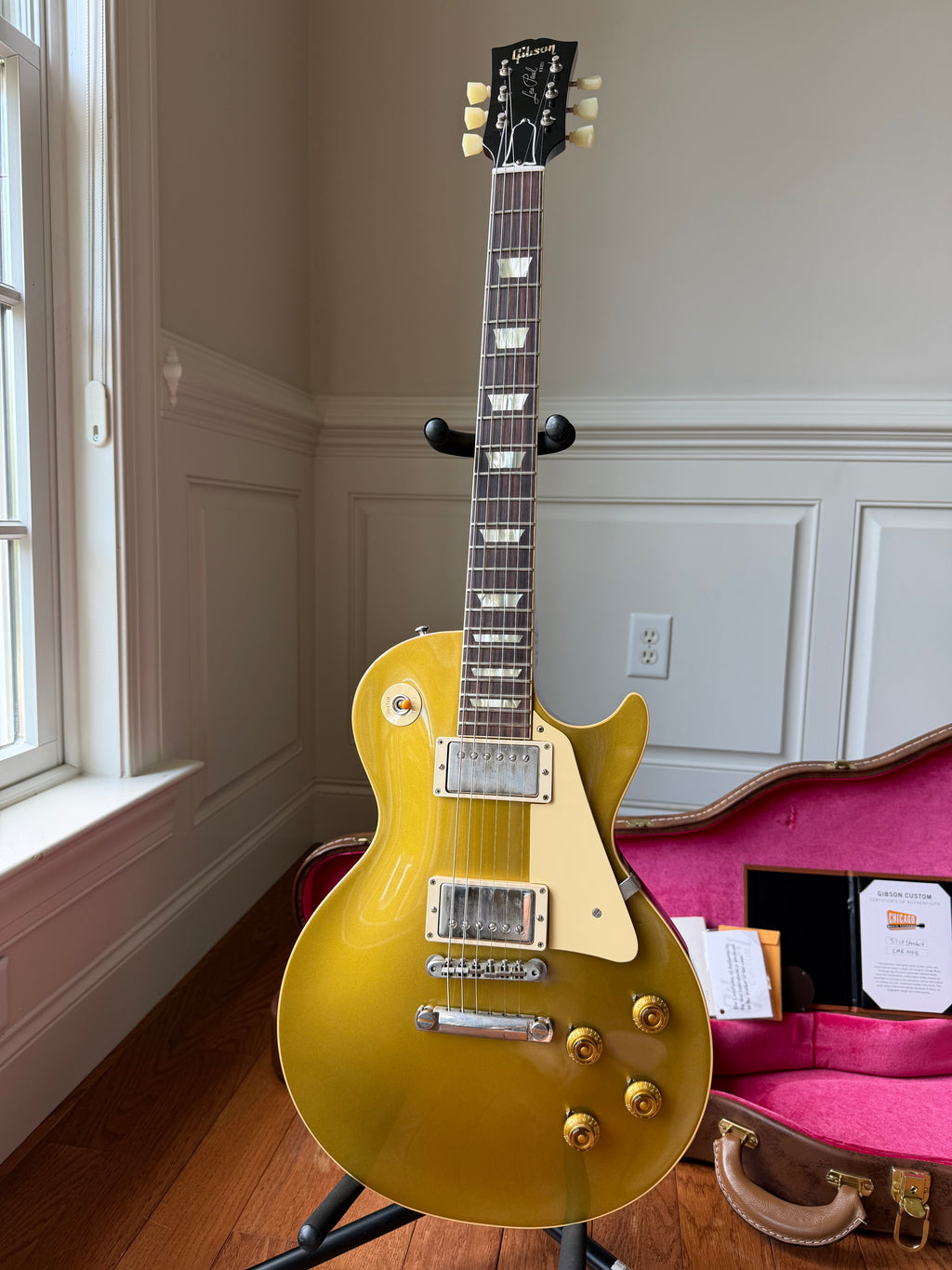 2021 Gibson Custom Shop Les Paul ‘57 Reissue R7 w/ ‘59 Carmelita Neck CME VOS - Gold Top